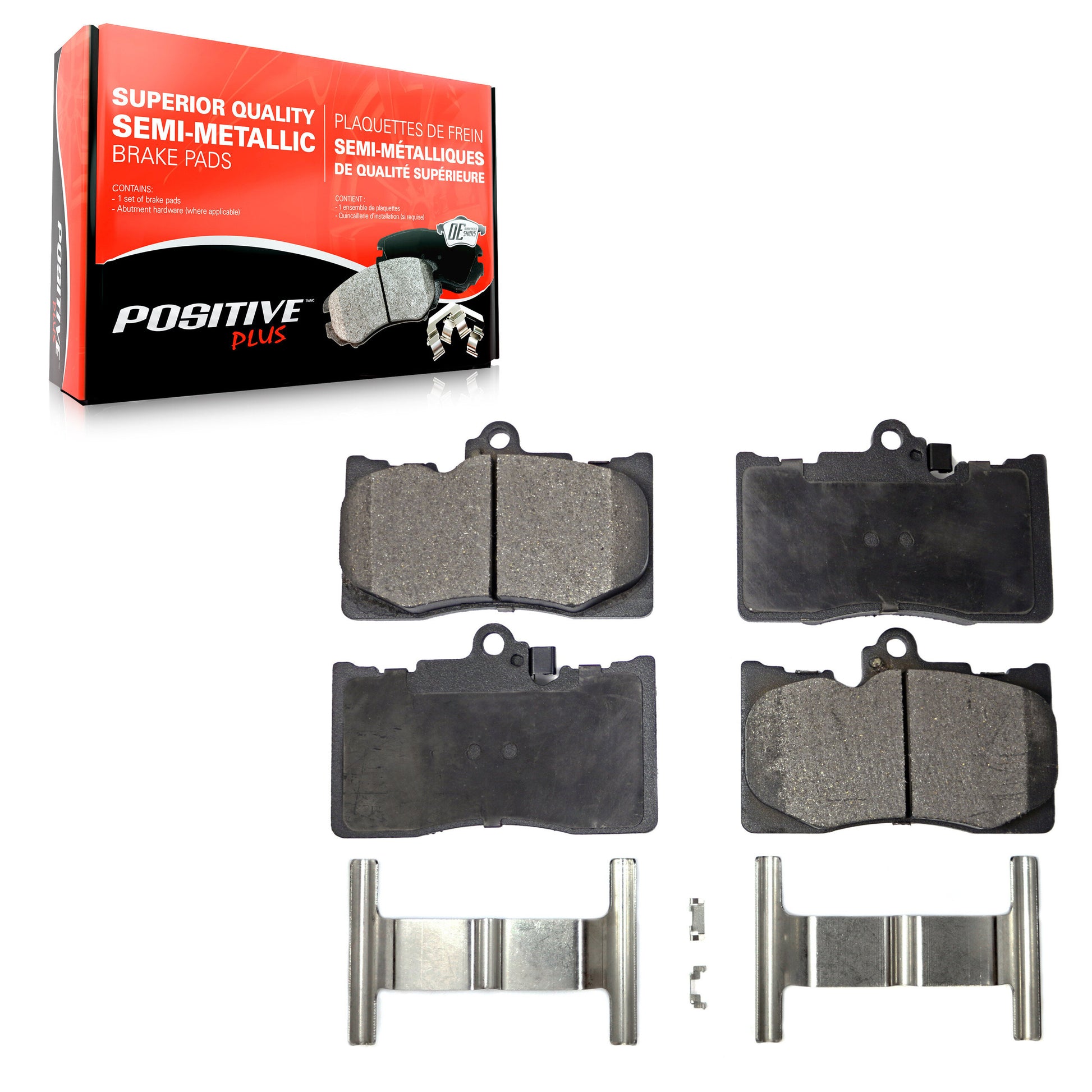 Positive Plus PPF-D1118 Disc Brake Pad for 2006-2024 Lexus IS500, Lexus RC300, Lexus RC350 - Front