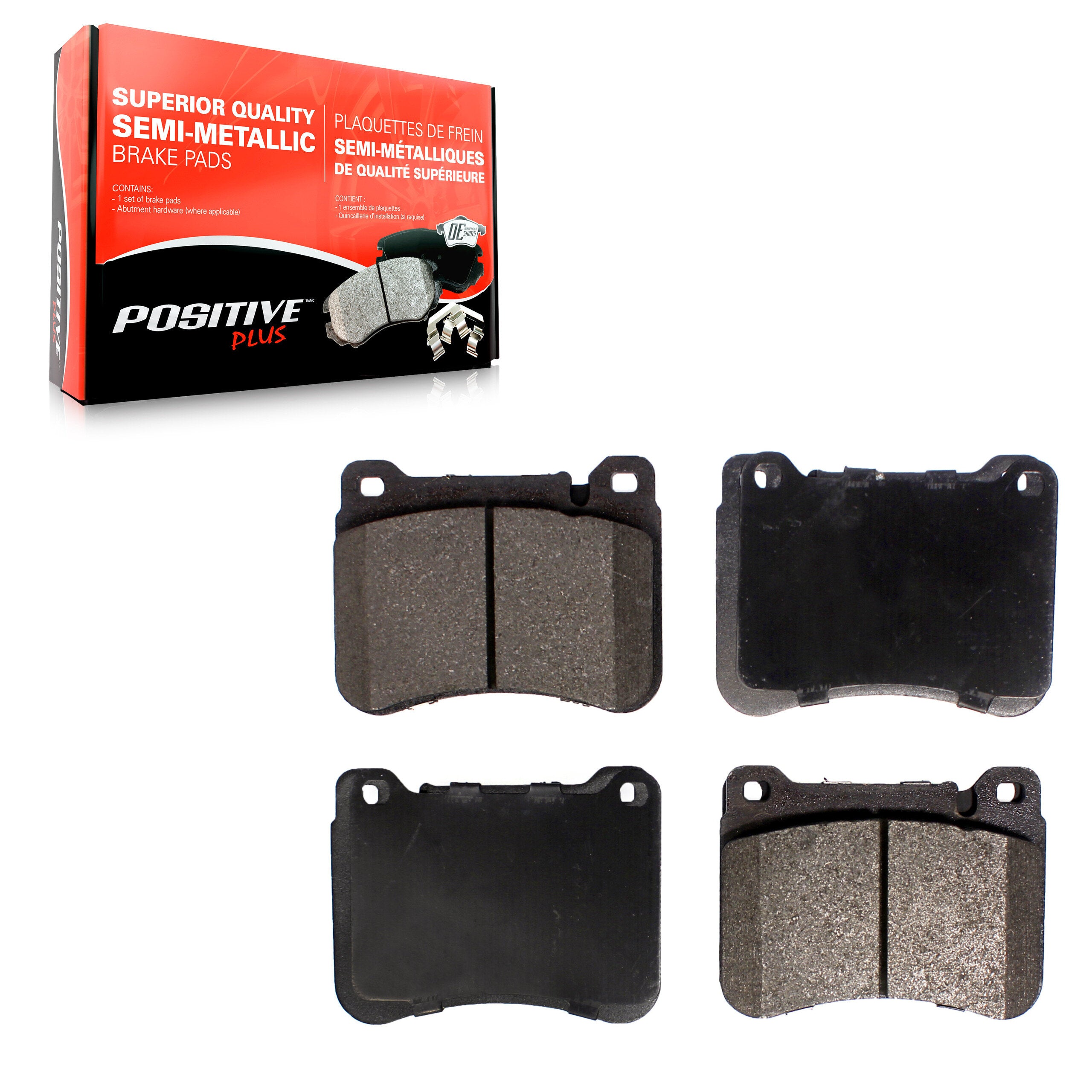 Positive Plus PPF-D1121 Disc Brake Pad for 2004-2011 Mercedes-Benz SLK300, Mercedes-Benz SLK350, Mercedes-Benz C230 - Front