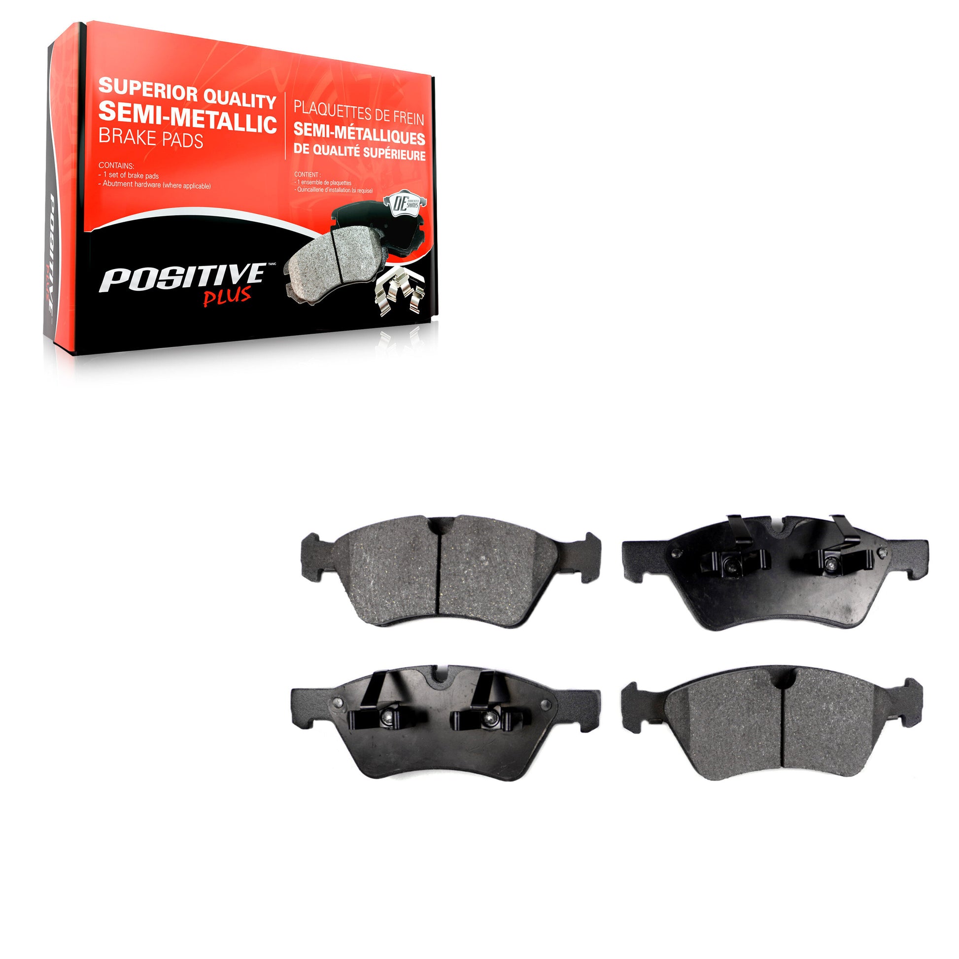 Positive Plus PPF-D1123 Disc Brake Pad for 2005-2013 Mercedes-Benz ML350, Mercedes-Benz GL350, Mercedes-Benz ML450 - Front