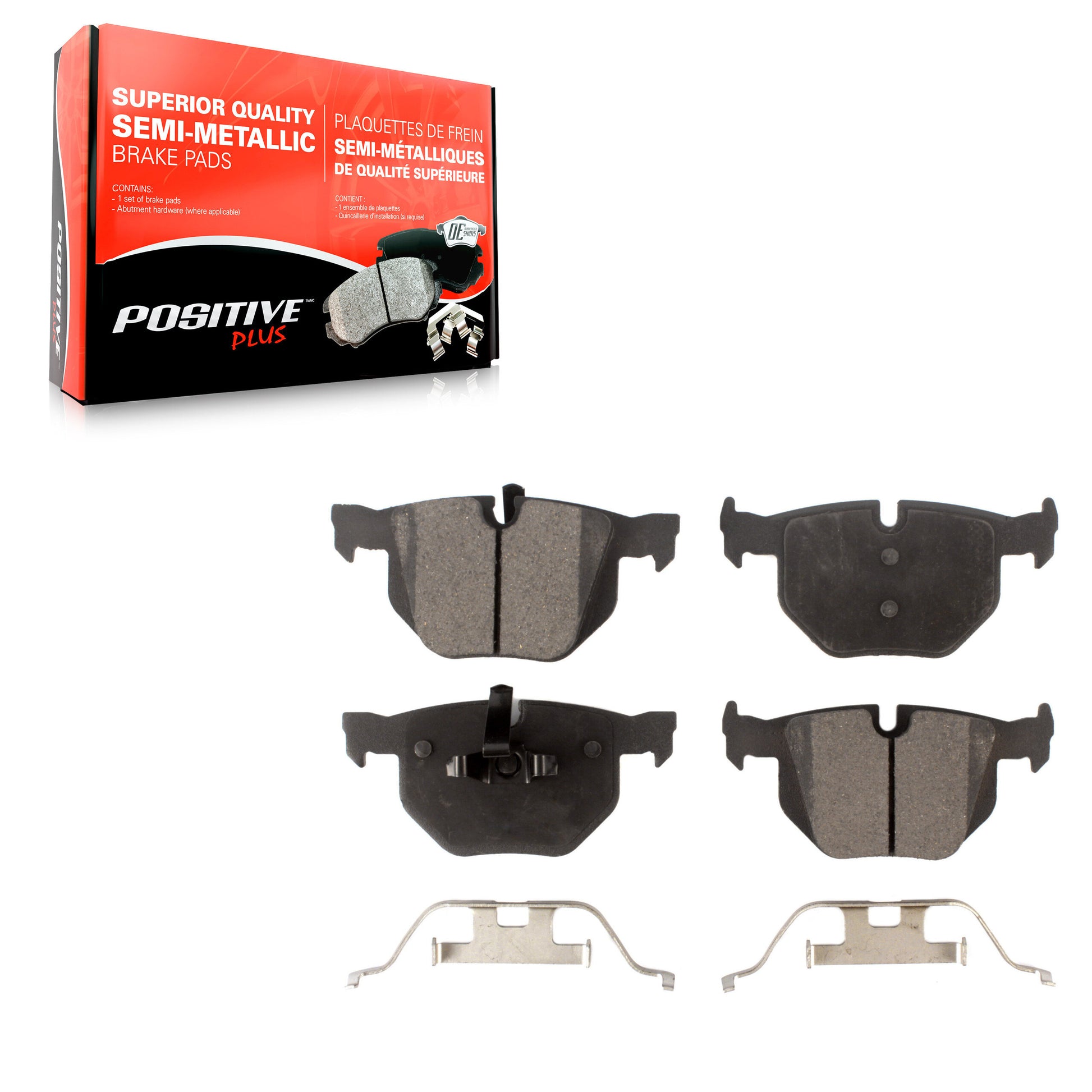 Positive Plus PPF-D1170 Disc Brake Pad for 2006-2015 BMW 335i xDrive, BMW X1, BMW 335i - Rear