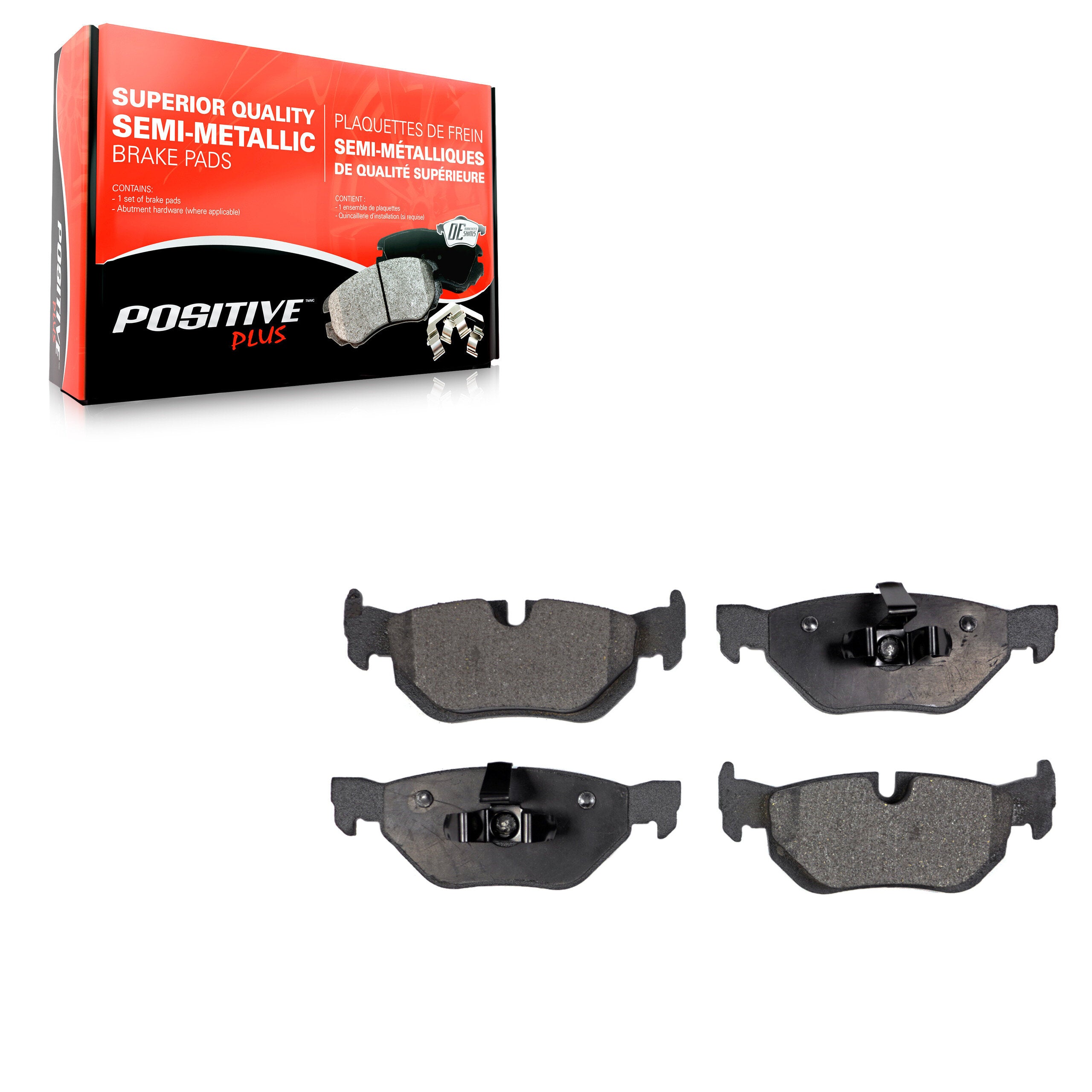Positive Plus PPF-D1171 Disc Brake Pad for 2006-2015 BMW 328i xDrive, BMW X1, BMW 120i - Rear