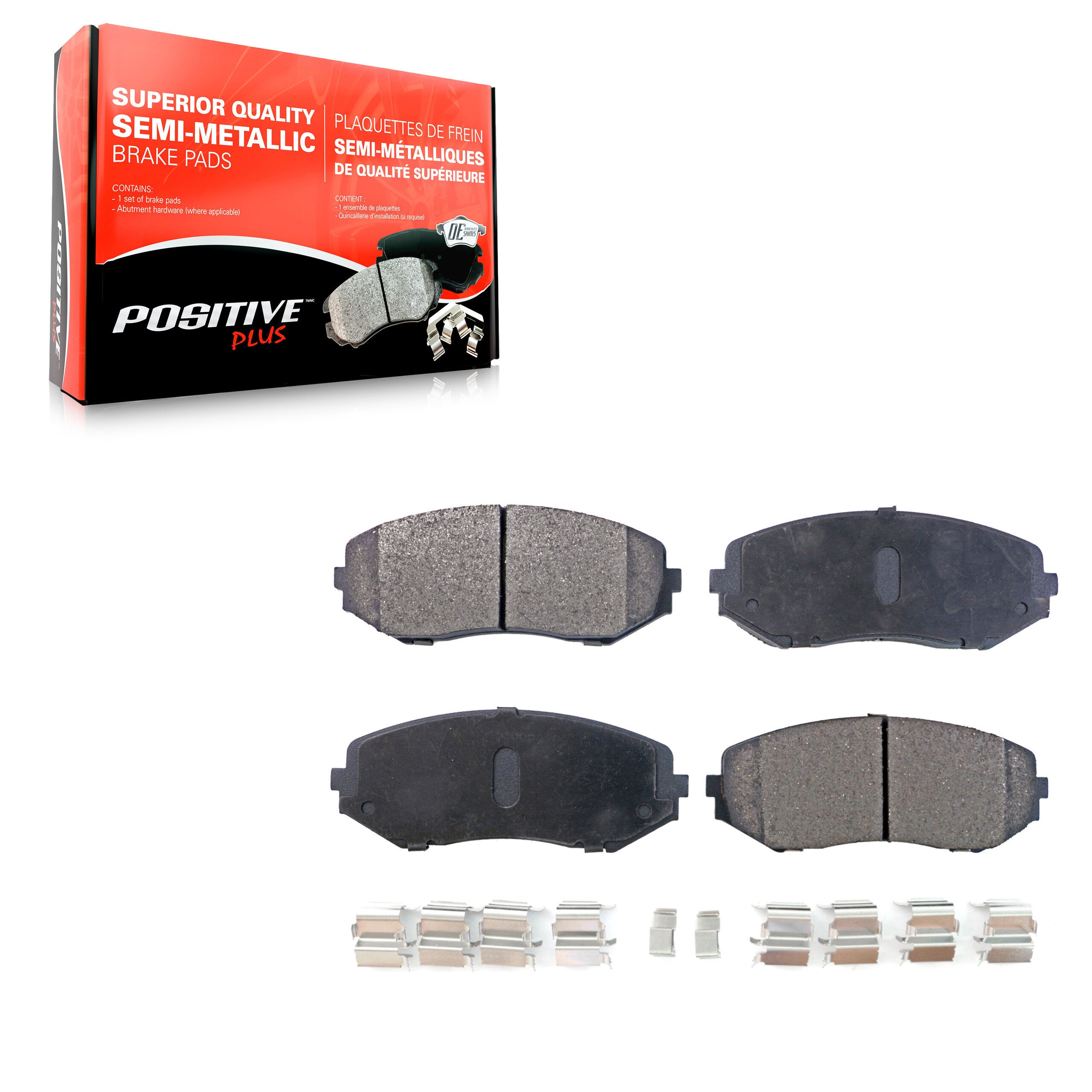 Positive Plus PPF-D1188 Disc Brake Pad for 2006-2013 Suzuki Grand Vitara - Front