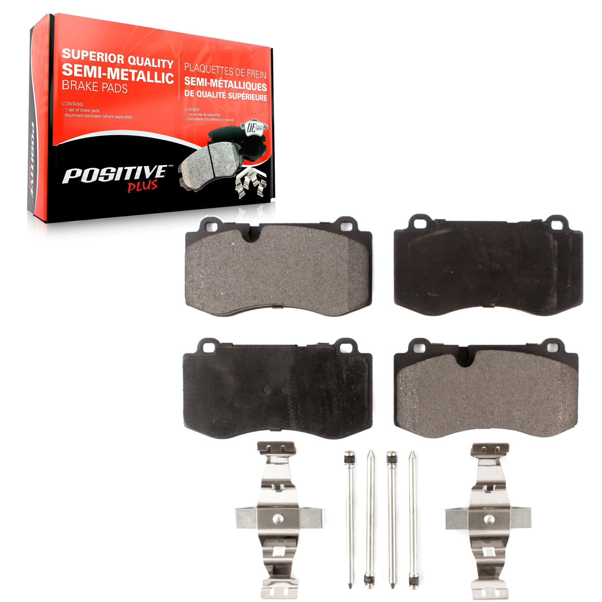 Positive Plus PPF-D1223 Disc Brake Pad for 2007-2014 Mercedes-Benz S350, Mercedes-Benz S400, Mercedes-Benz S450 - Front
