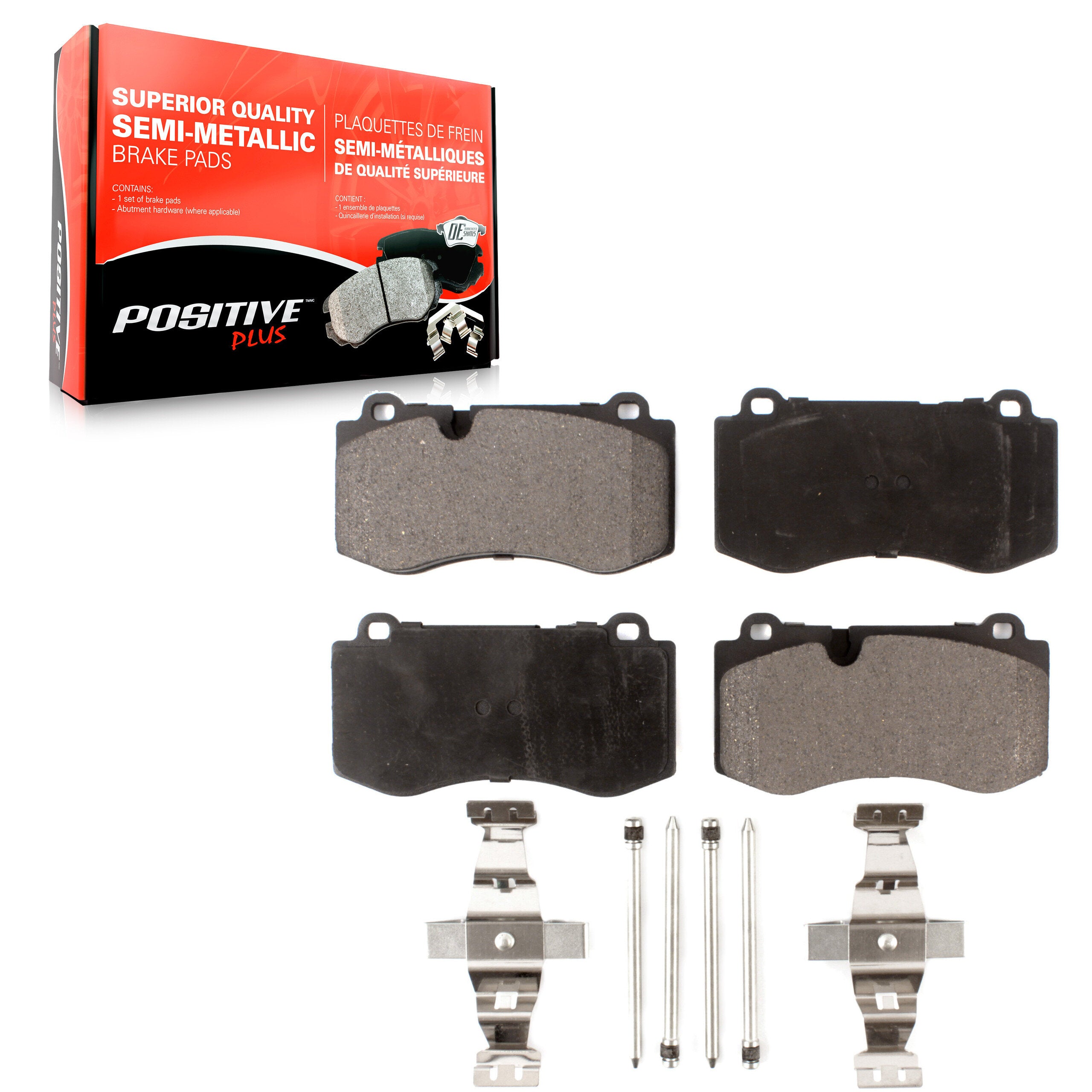 Positive Plus PPF-D1223 Disc Brake Pad for 2007-2014 Mercedes-Benz S350, Mercedes-Benz S400, Mercedes-Benz S450 - Front