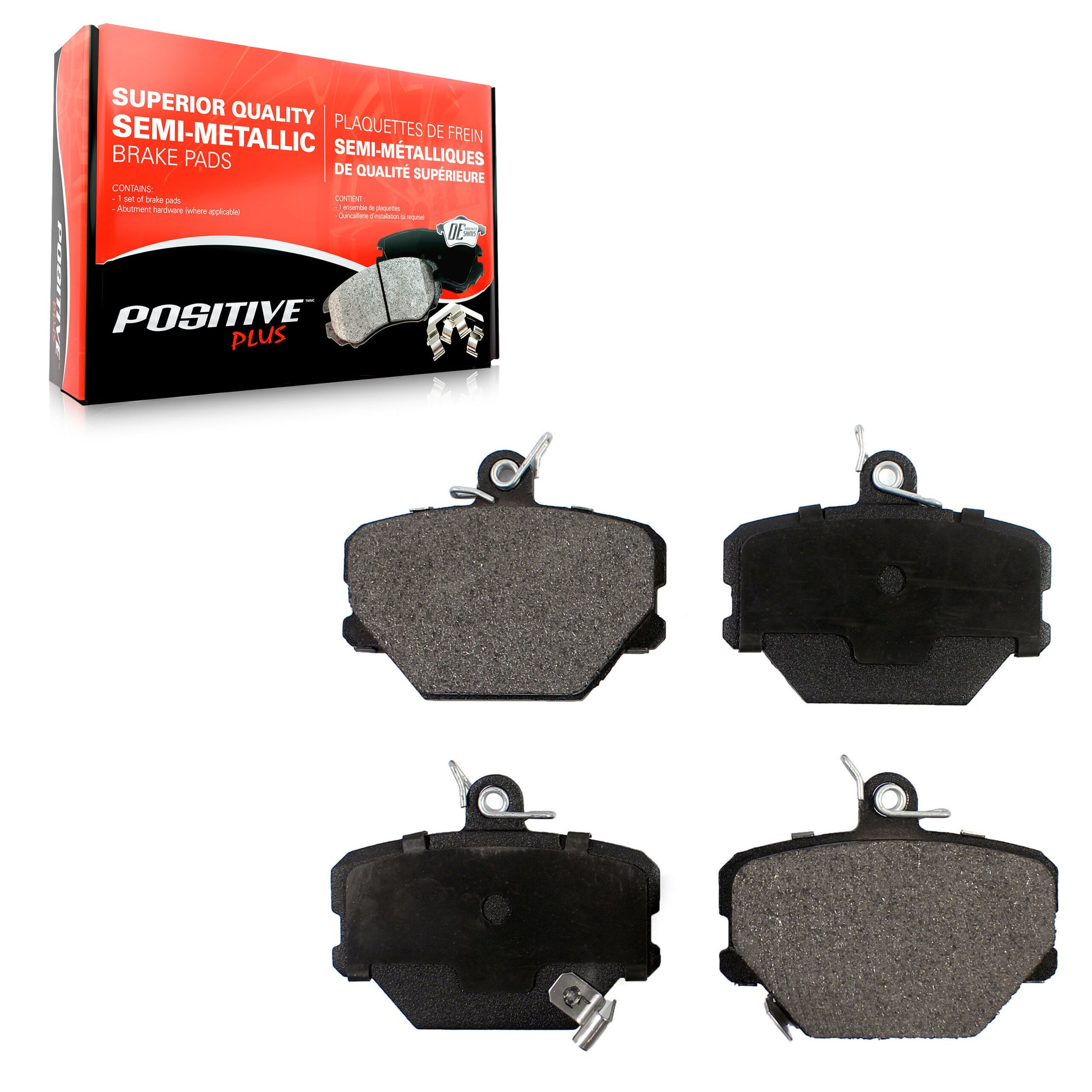 Positive Plus PPF-D1252 Disc Brake Pad for 2005-2016 Smart Fortwo - Front