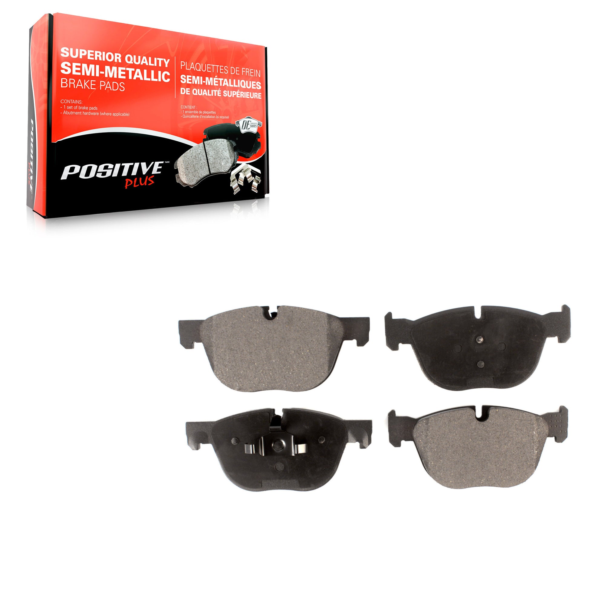 Positive Plus PPF-D1294 Disc Brake Pad for 2007-2019 BMW X4, BMW X5, BMW X6 - Front