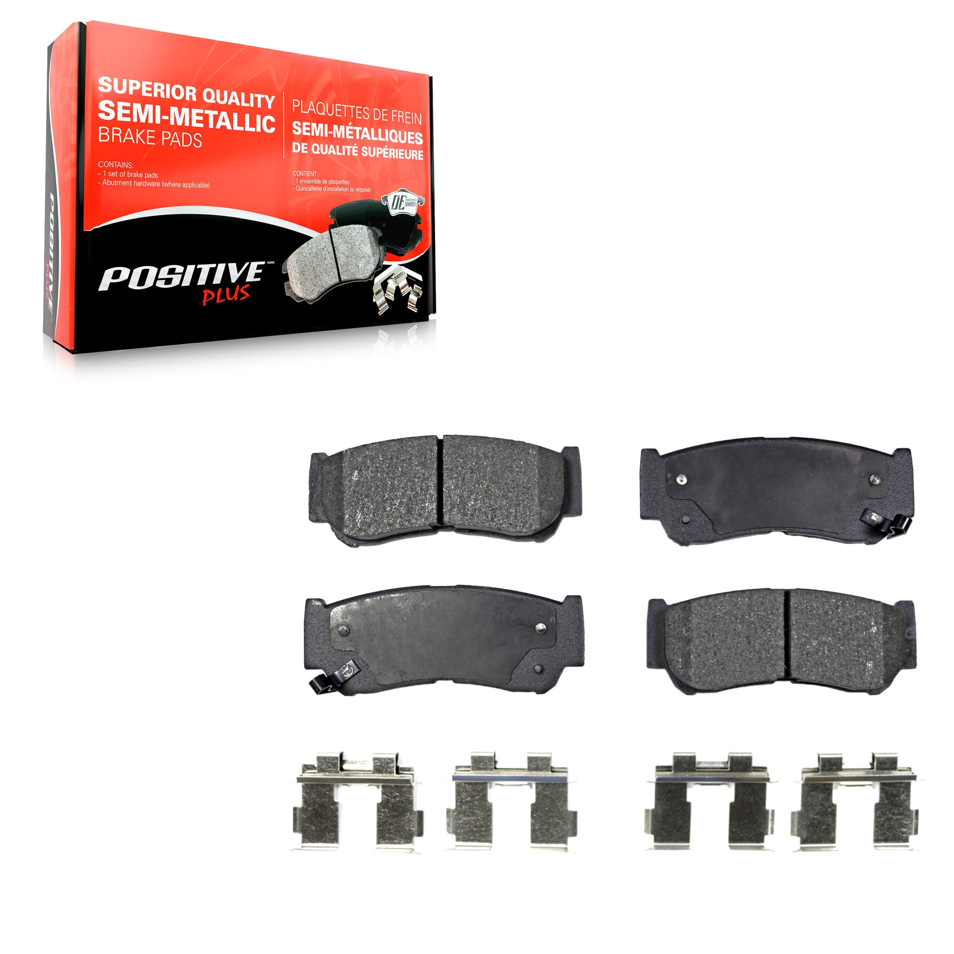 Positive Plus PPF-D1297 Disc Brake Pad for 2007-2009 Hyundai Santa Fe - Rear