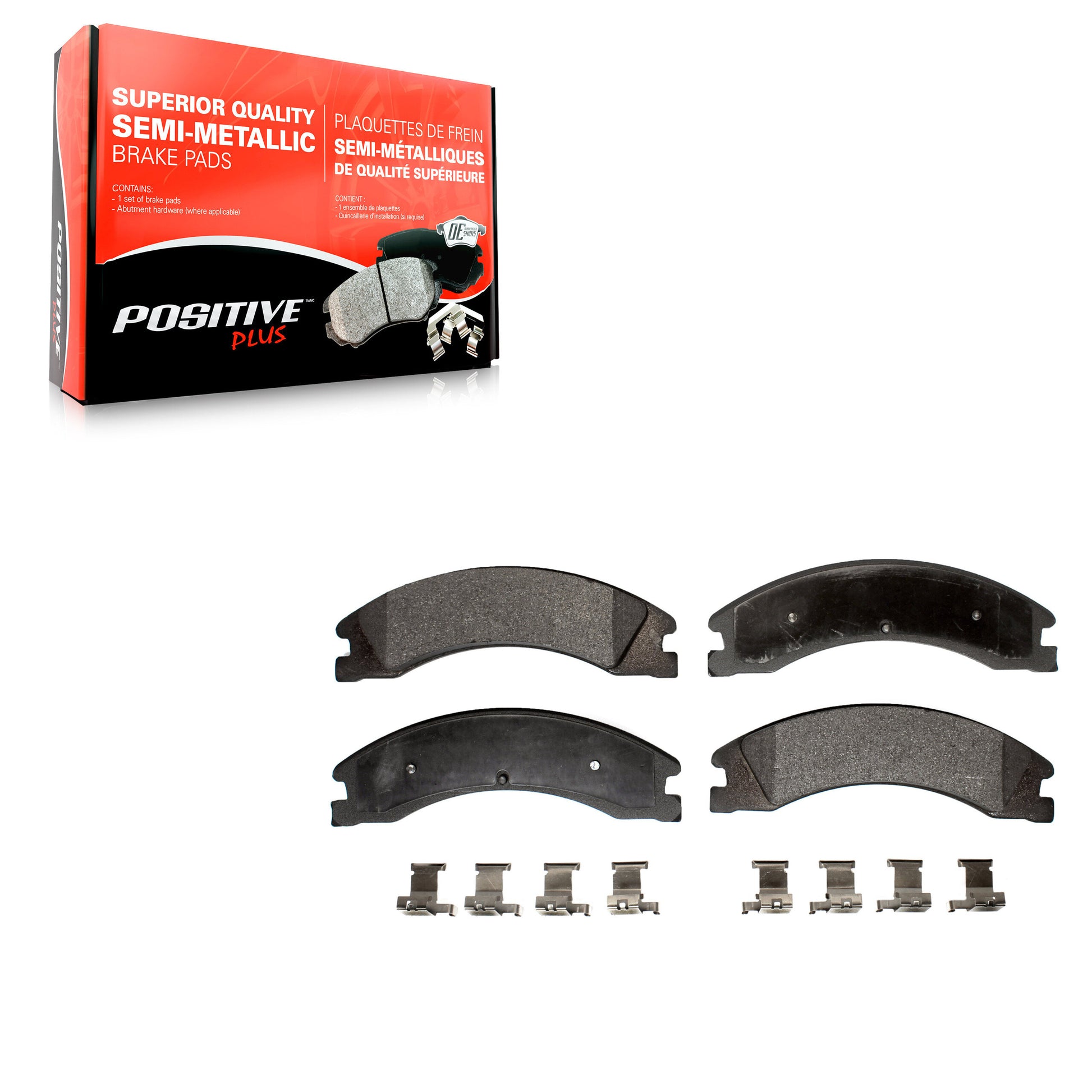 Positive Plus PPF-D1330 Disc Brake Pad for 2008-2023 Ford E-450 Super Duty - Rear