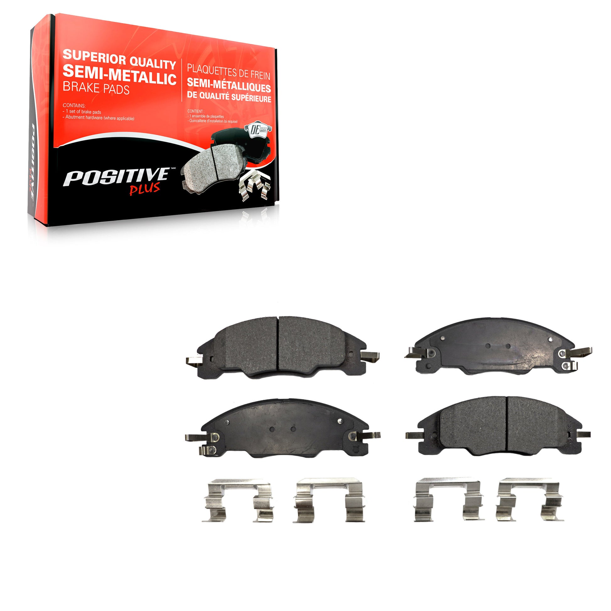 Positive Plus PPF-D1339 Disc Brake Pad for 2008-2011 Ford Focus - Front