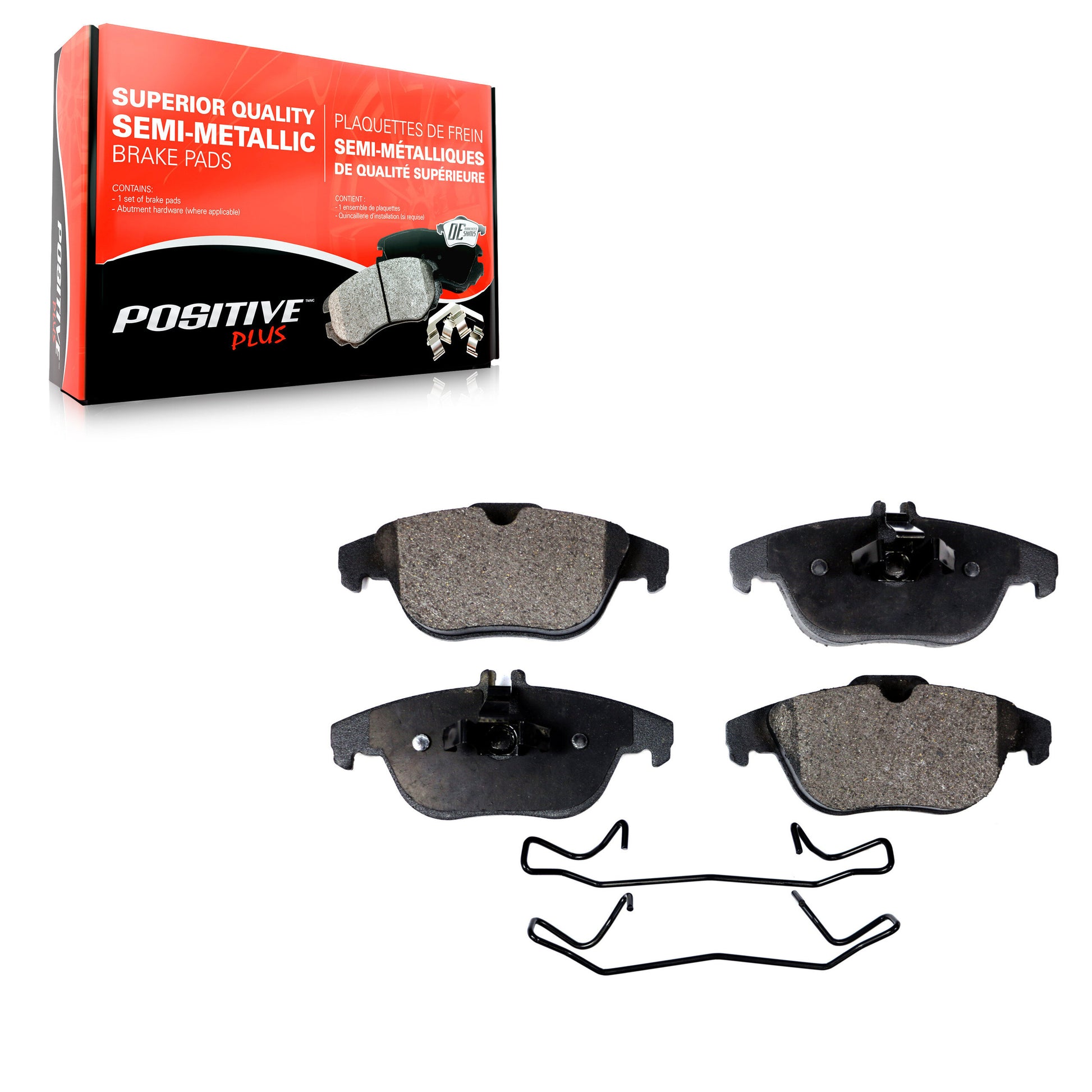 Positive Plus PPF-D1341 Disc Brake Pad for 2008-2017 Mercedes-Benz E400, Mercedes-Benz E550, Mercedes-Benz GLK250 - Rear