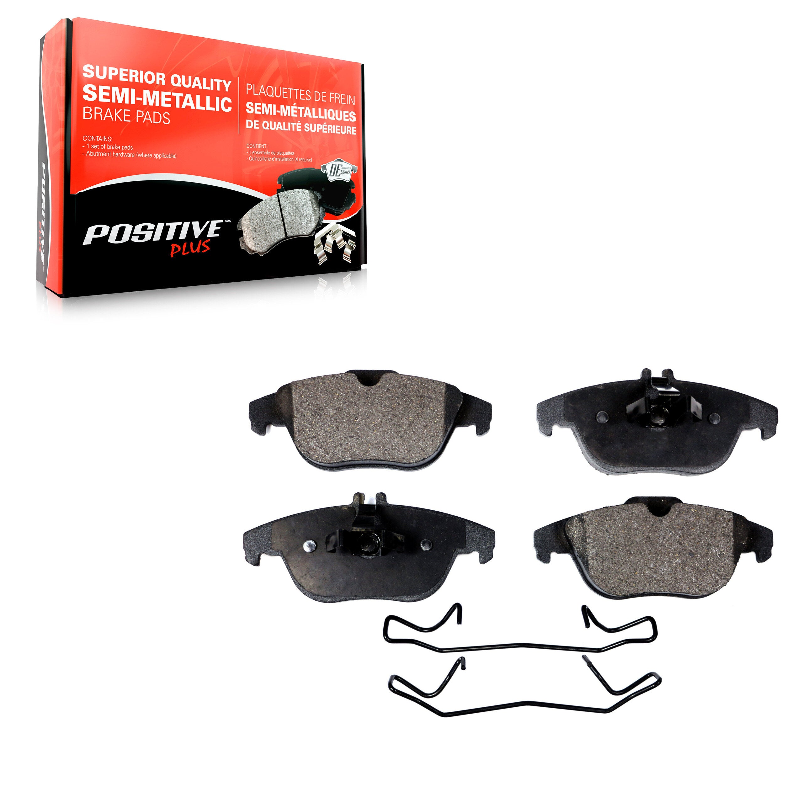 Positive Plus PPF-D1341 Disc Brake Pad for 2008-2017 Mercedes-Benz E400, Mercedes-Benz E550, Mercedes-Benz GLK250 - Rear
