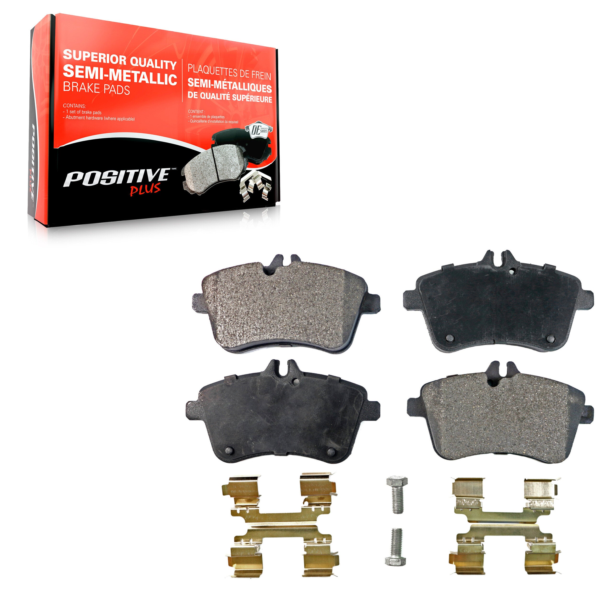 Positive Plus PPF-D1357 Disc Brake Pad for 2006-2011 Mercedes-Benz B200 - Front
