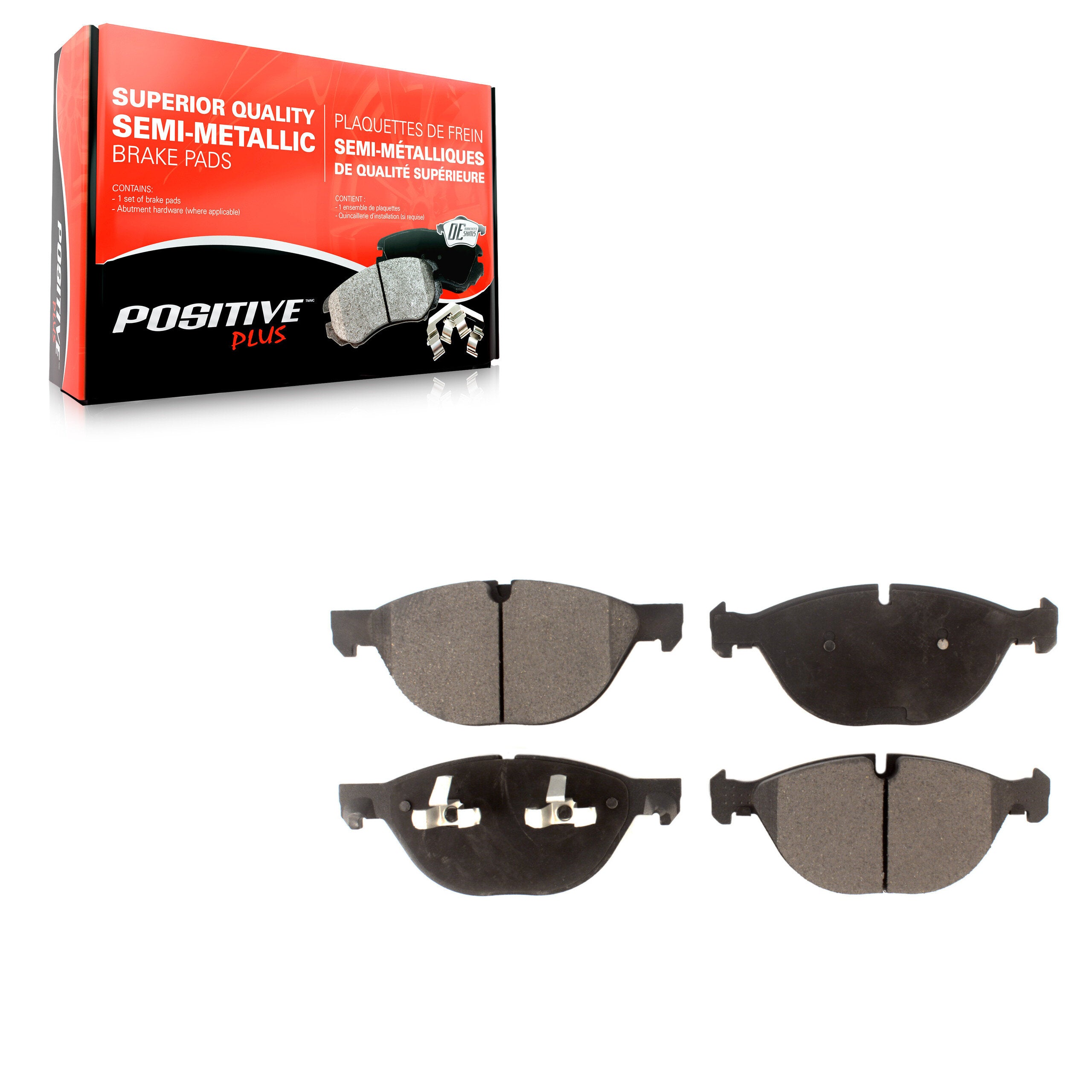 Positive Plus PPF-D1381 Disc Brake Pad for 2008-2019 BMW X5, BMW X6 - Front