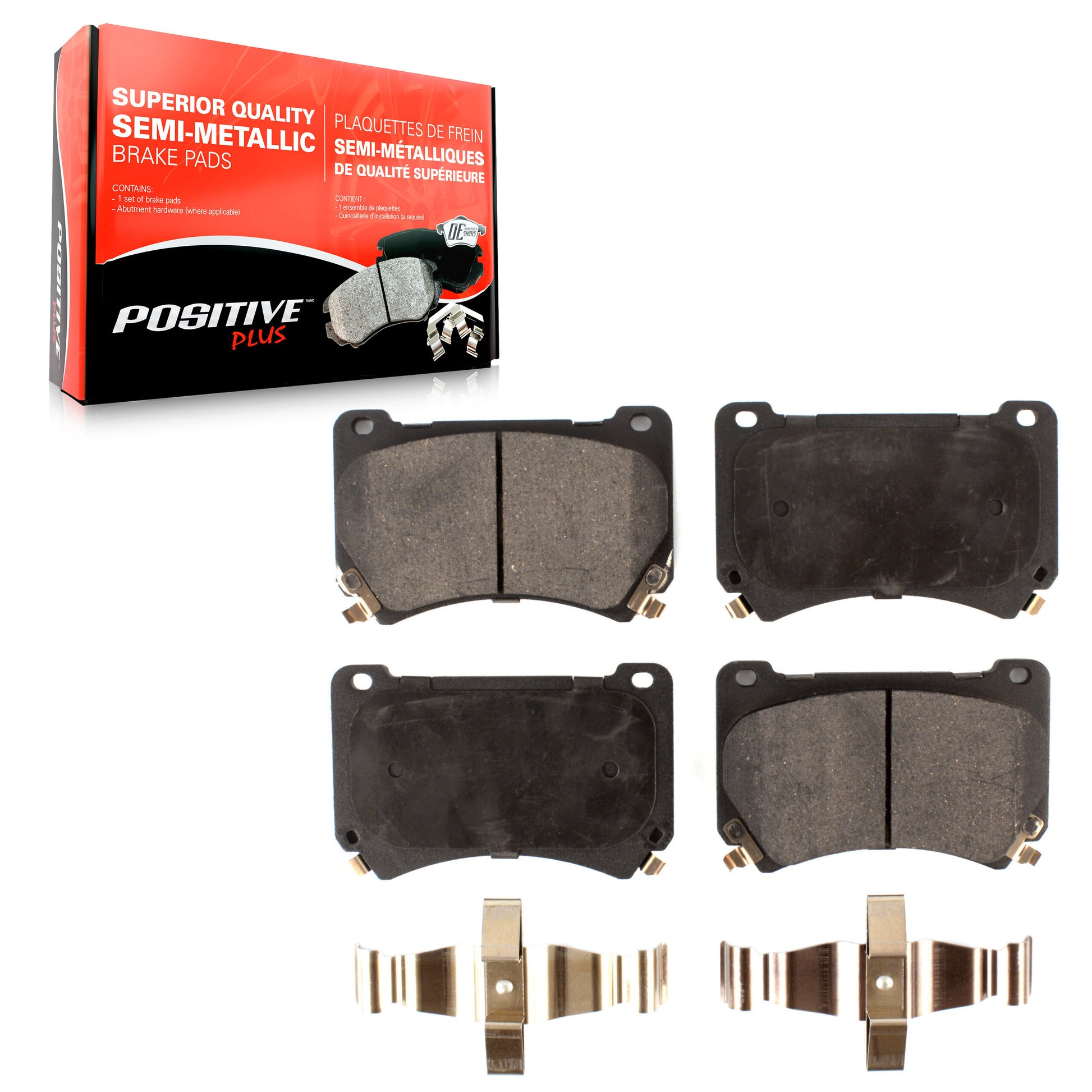Positive Plus PPF-D1396 Disc Brake Pad for 2009-2014 Hyundai Genesis, Hyundai Equus - Front