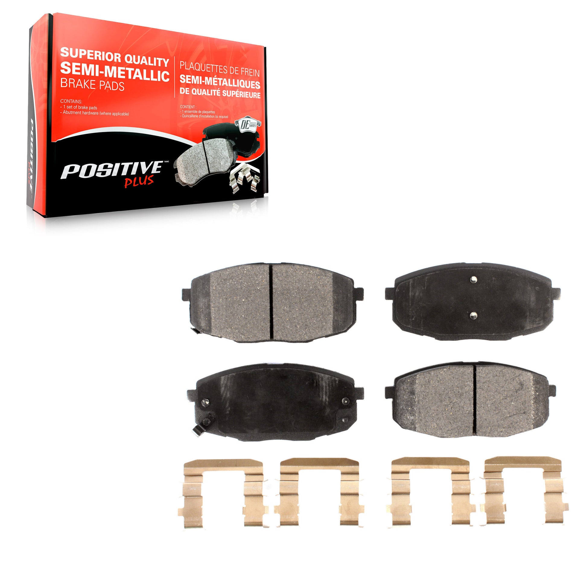Positive Plus PPF-D1397 Disc Brake Pad for 2009-2013 Kia Forte5, Hyundai Elantra, Kia Forte - Front