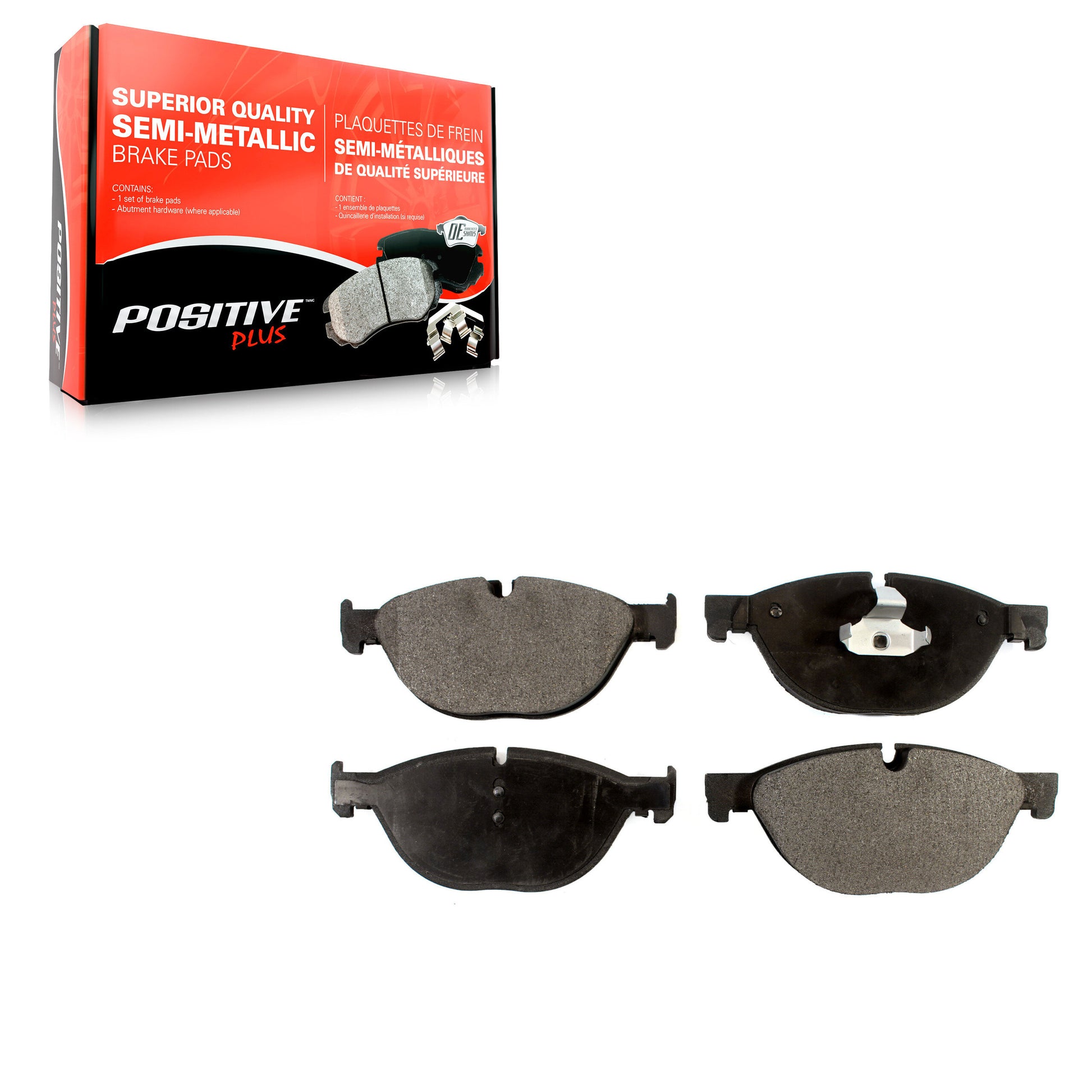 Positive Plus PPF-D1409 Disc Brake Pad for 2009-2019 BMW 740Ld xDrive, BMW 650i Gran Coupe, BMW 650i xDrive Gran Coupe - Front