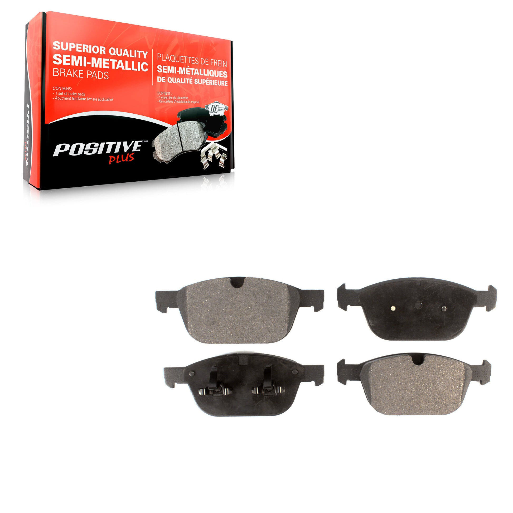 Positive Plus PPF-D1412 Disc Brake Pad for 2003-2016 Volvo XC60, Volvo XC90 - Front
