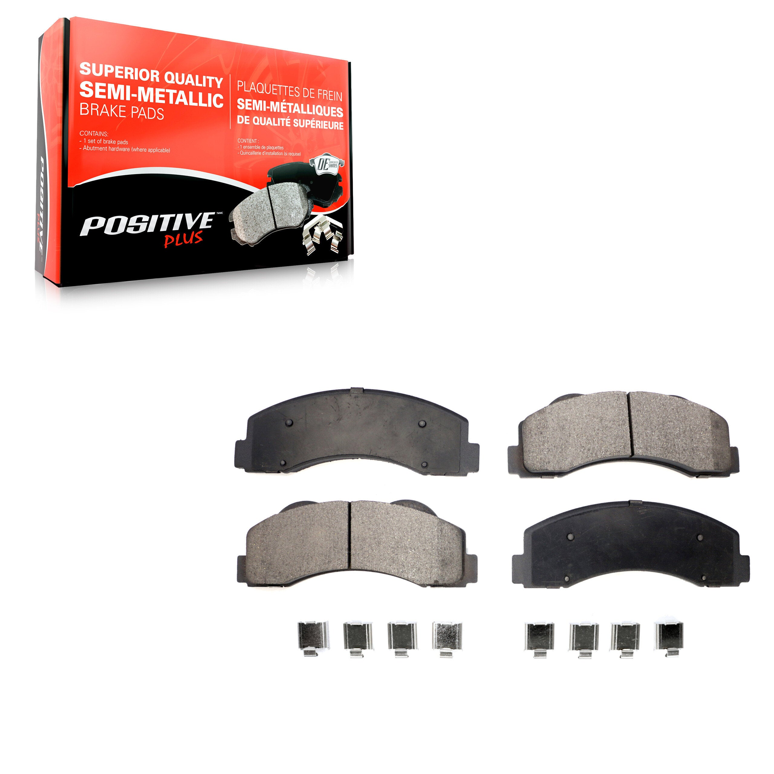 Positive Plus PPF-D1414 Disc Brake Pad for 2010-2017 Ford Expedition, Ford F-150, Lincoln Navigator - Front