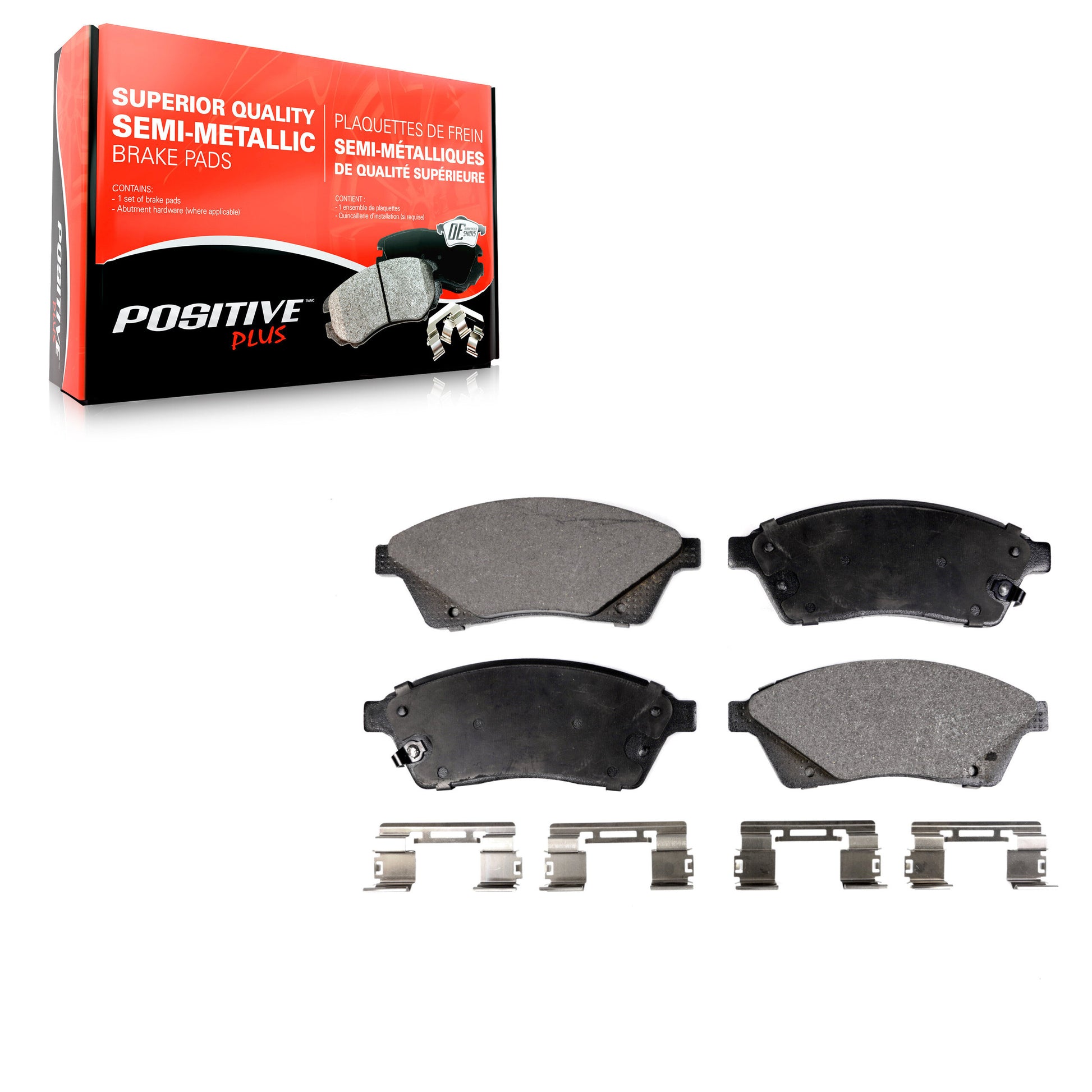 Positive Plus PPF-D1422 Disc Brake Pad for 2010-2016 Saab 9-4X, Cadillac SRX - Front
