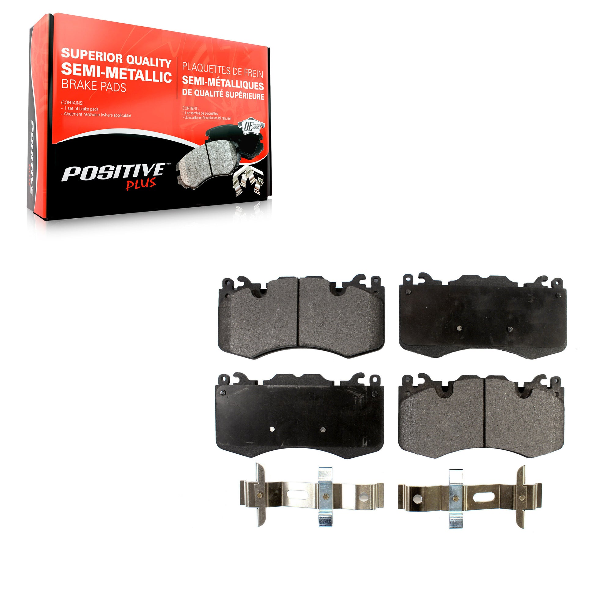 Positive Plus PPF-D1426 Disc Brake Pad for 2010-2022 Land Rover Defender 90, Land Rover Range Rover, Land Rover Range Rover Sport - Front