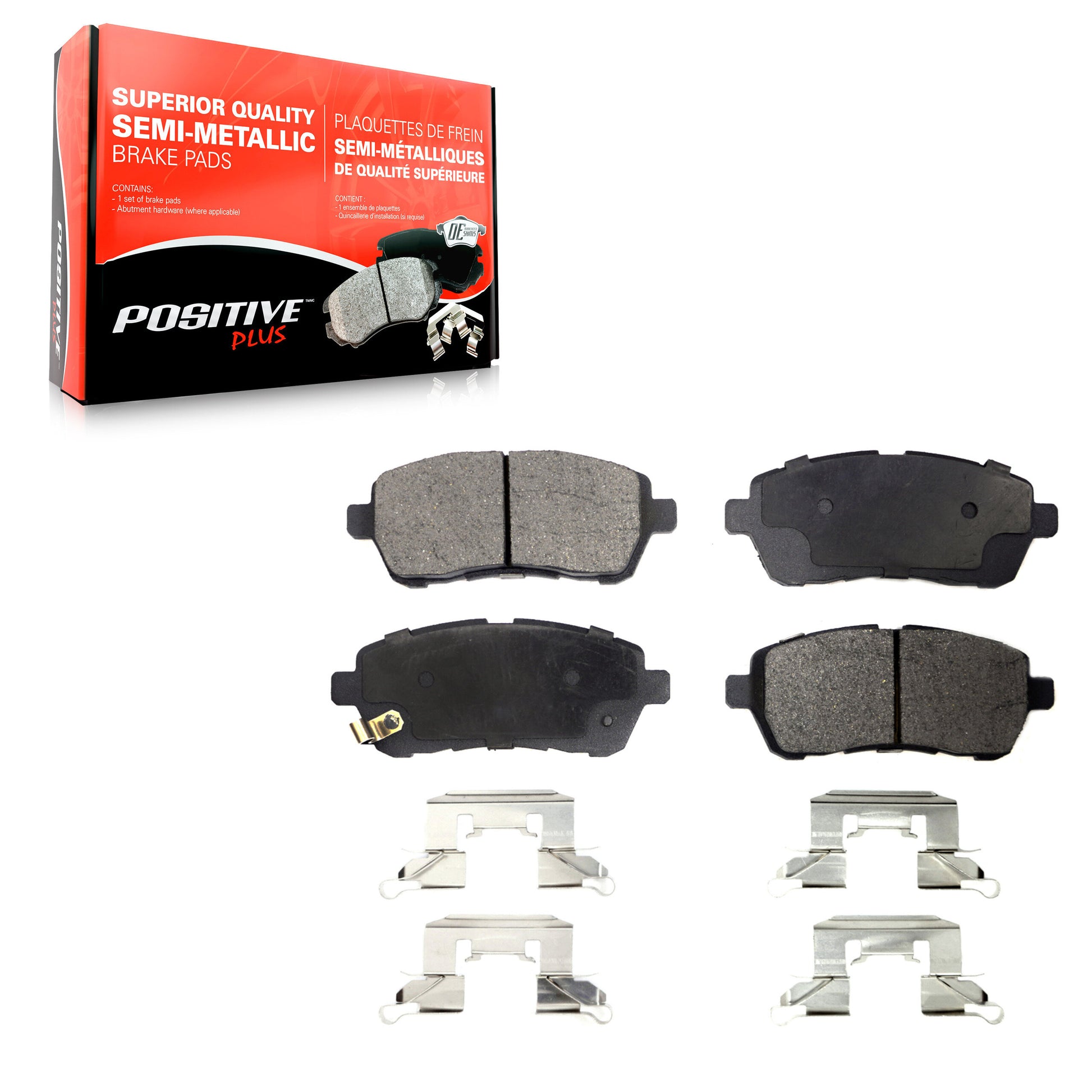 Positive Plus PPF-D1454 Disc Brake Pad for 2011-2019 Ford Fiesta - Front