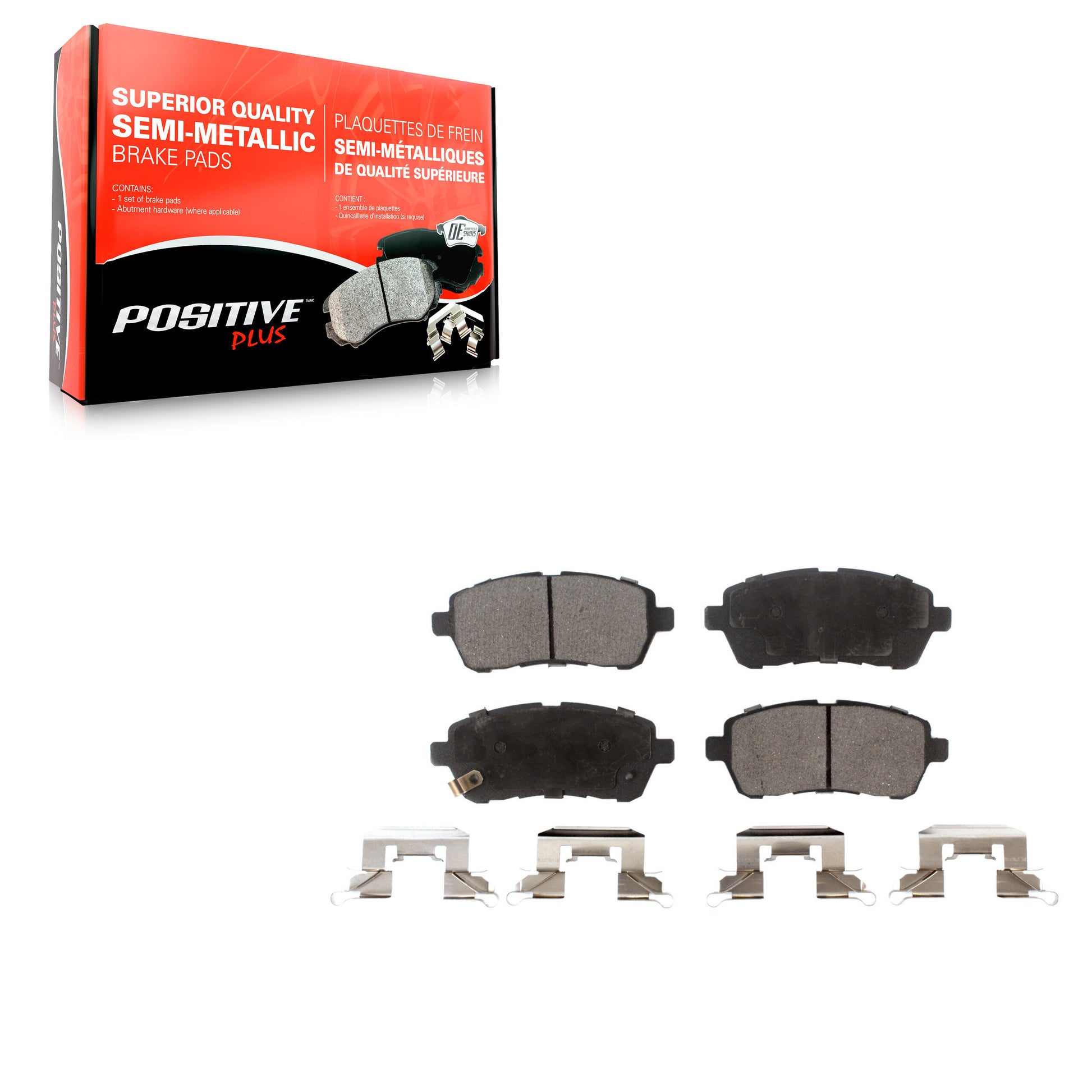 Positive Plus PPF-D1454A Disc Brake Pad for 2011-2014 Mazda 2 - Front