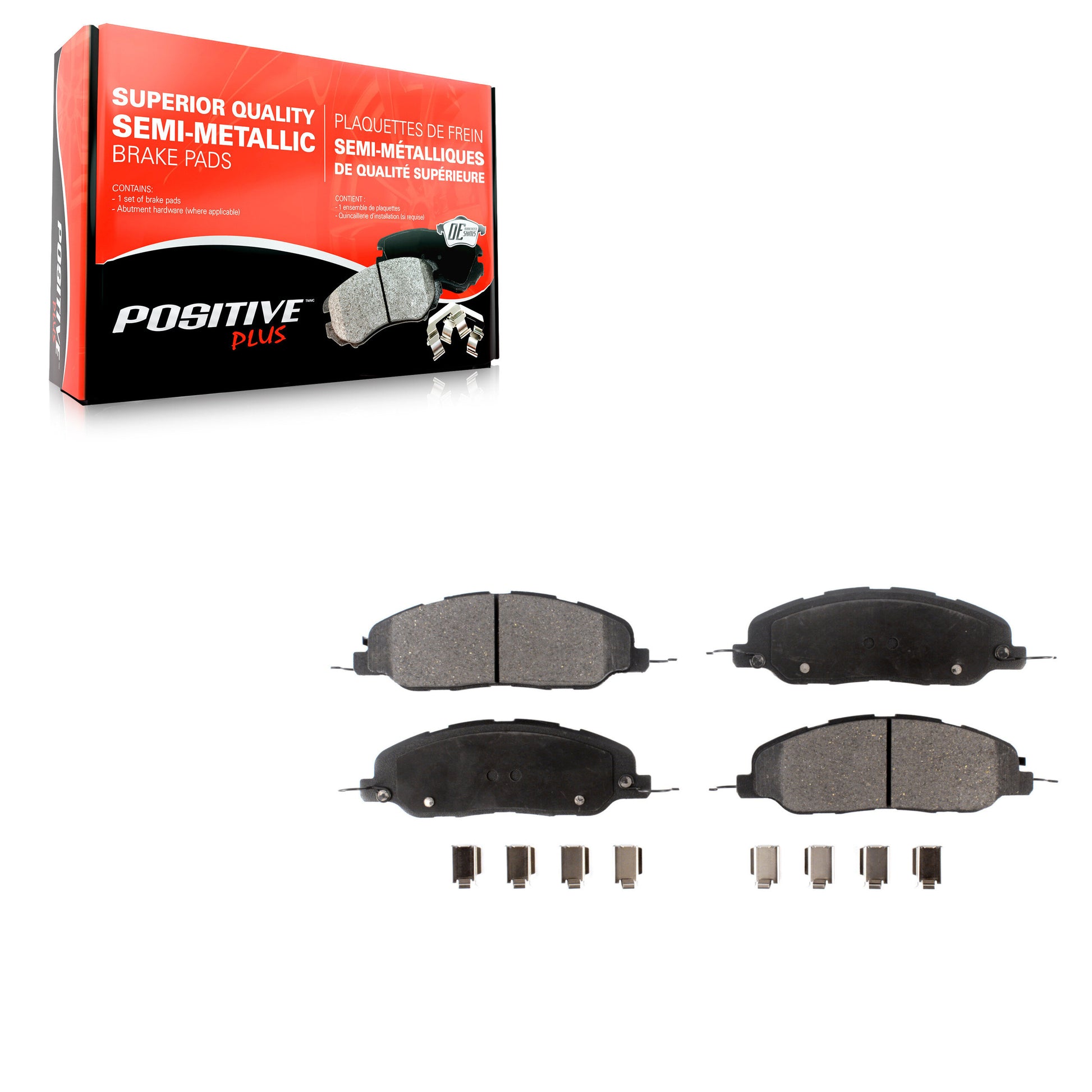 Positive Plus PPF-D1463 Disc Brake Pad for 2005-2014 Ford Mustang, Avanti Avanti - Front