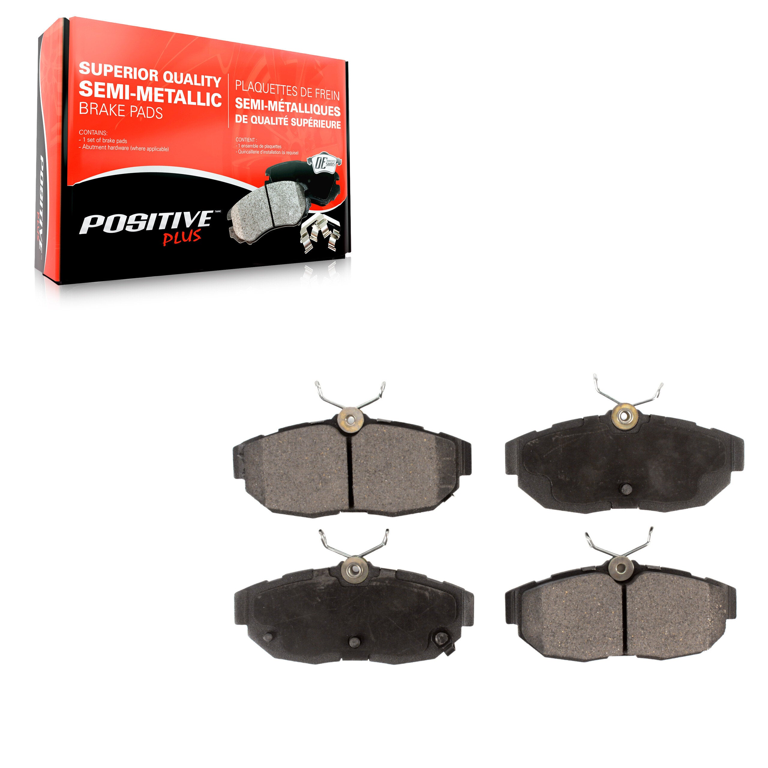 Positive Plus PPF-D1465 Disc Brake Pad for 2011-2014 Ford Mustang - Rear