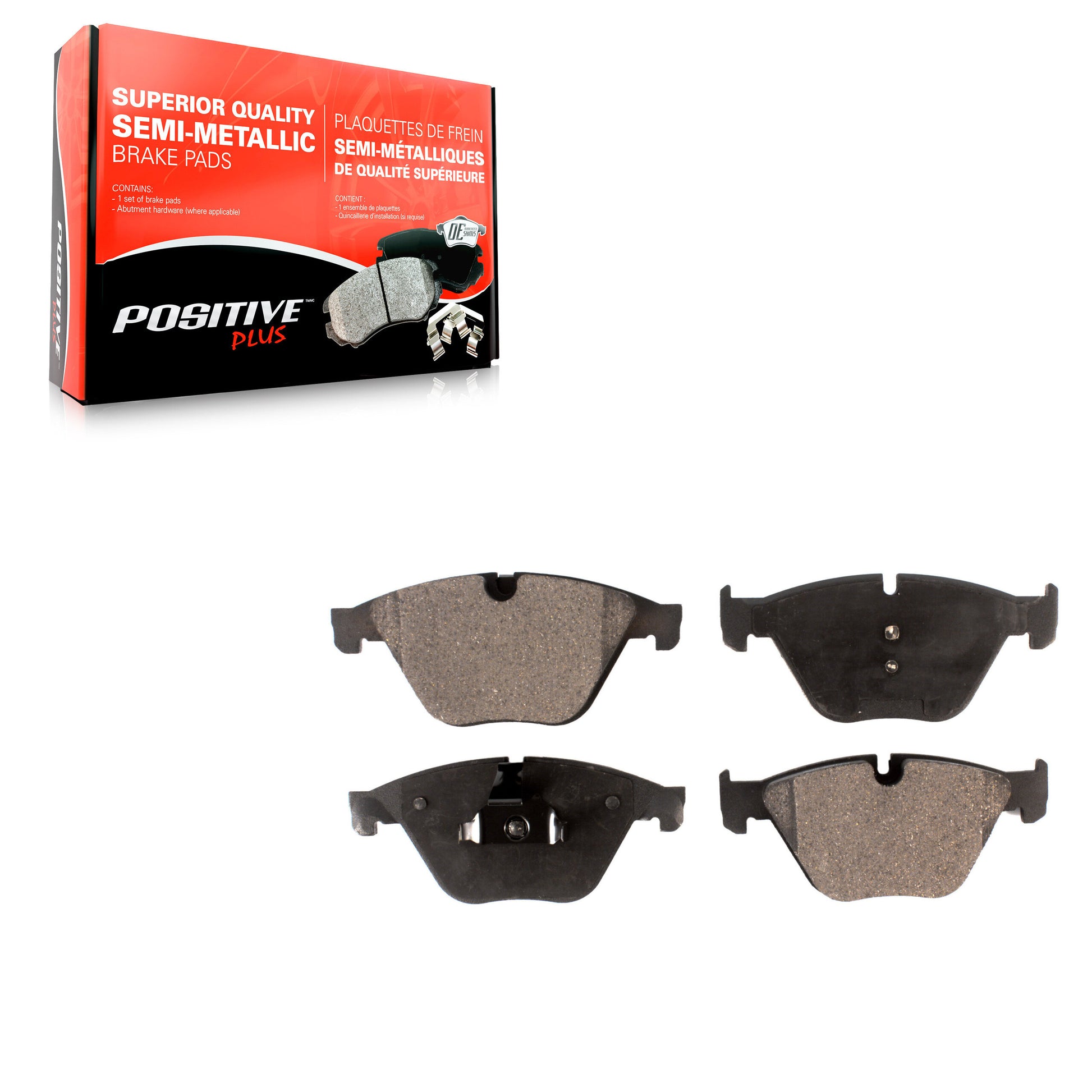 Positive Plus PPF-D1505 Disc Brake Pad for 2011-2019 BMW 528i, BMW 535d, BMW 535d xDrive - Front