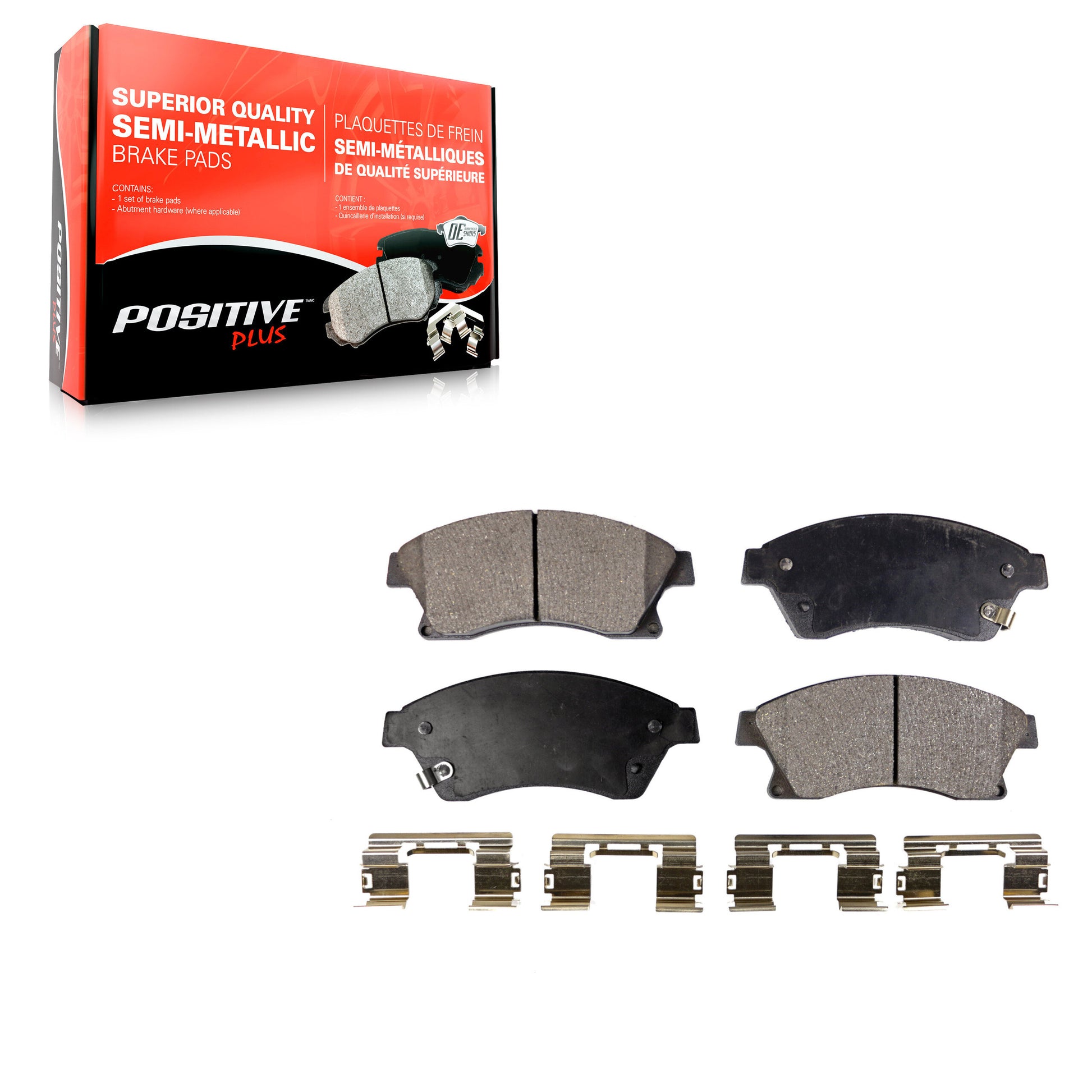 Positive Plus PPF-D1522 Disc Brake Pad for 2011-2017 Chevrolet Cruze Limited, Chevrolet Cruze, Chevrolet Sonic - Front