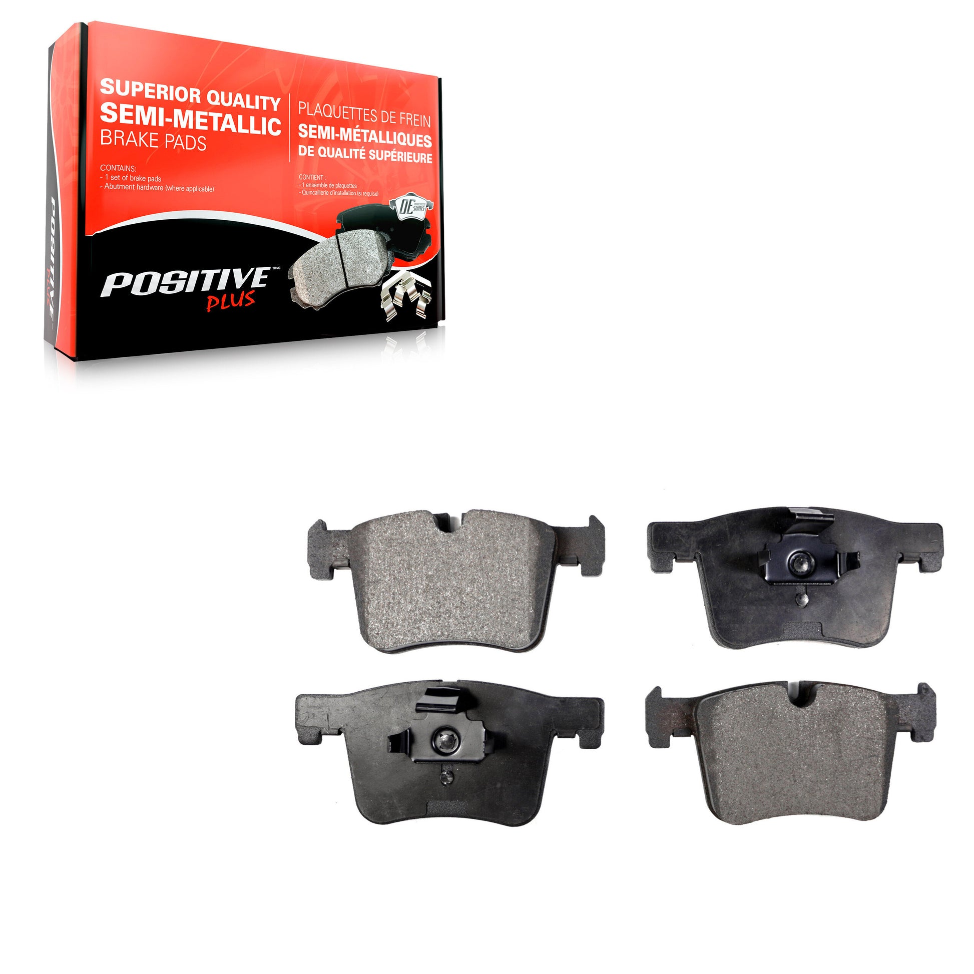 Positive Plus PPF-D1561 Disc Brake Pad for 2011-2021 BMW 230i, BMW 230i xDrive, BMW 328d - Front