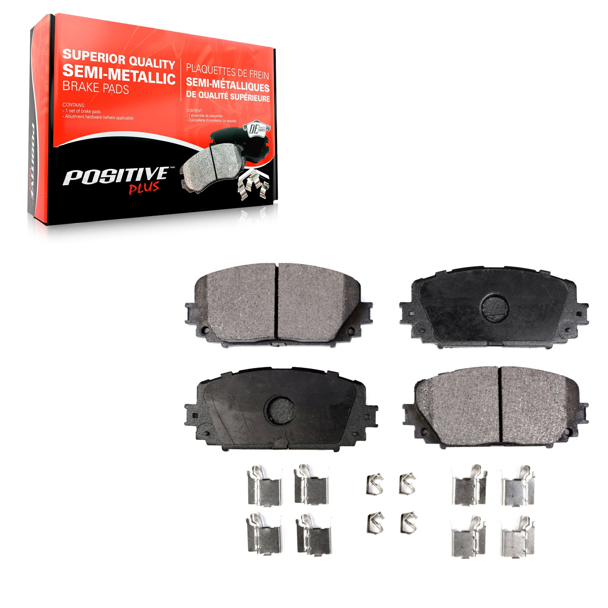 Positive Plus PPF-D1628 Disc Brake Pad for 2012-2018 Toyota Yaris - Front