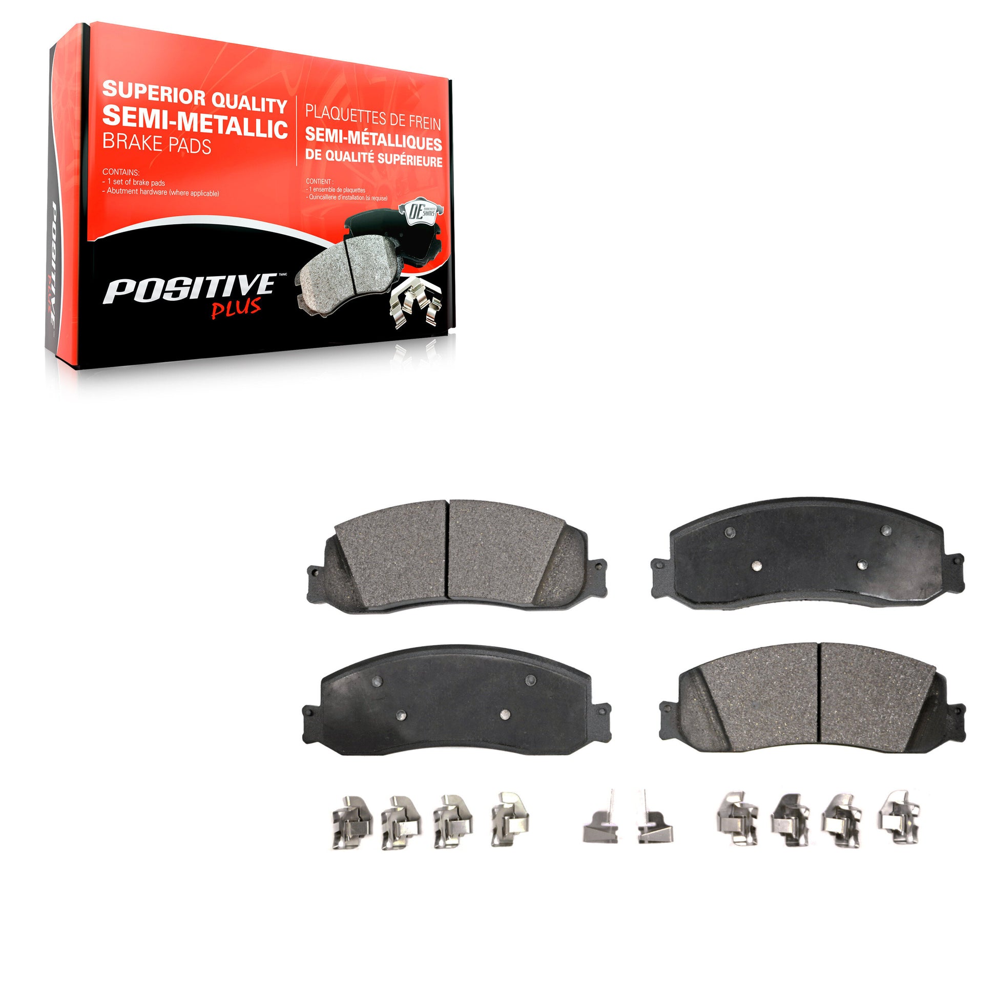 Positive Plus PPF-D1631 Disc Brake Pad for 2008-2012 Ford F-250 Super Duty, Ford F-350 Super Duty - Front