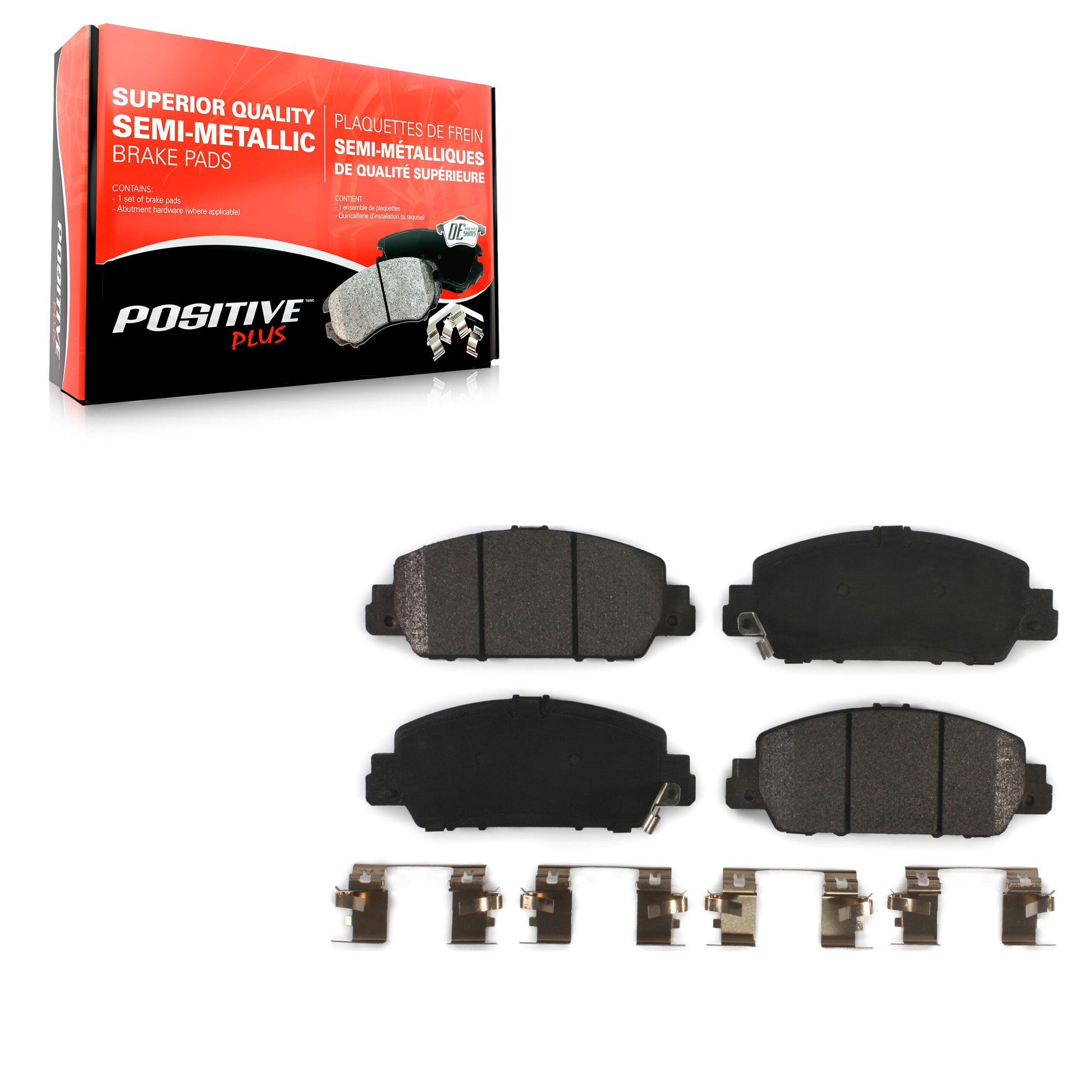 Positive Plus PPF-D1654 Disc Brake Pad for 2013-2025 Honda Accord, Honda HR-V - Front