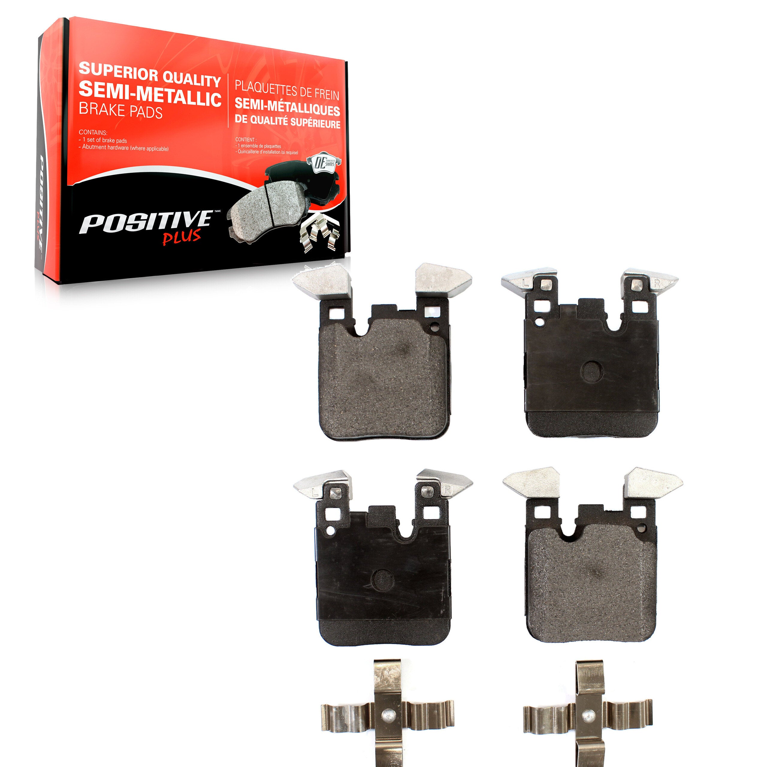 Positive Plus PPF-D1656 Disc Brake Pad for 2012-2021 BMW 230i, BMW 230i xDrive, BMW 330i - Rear