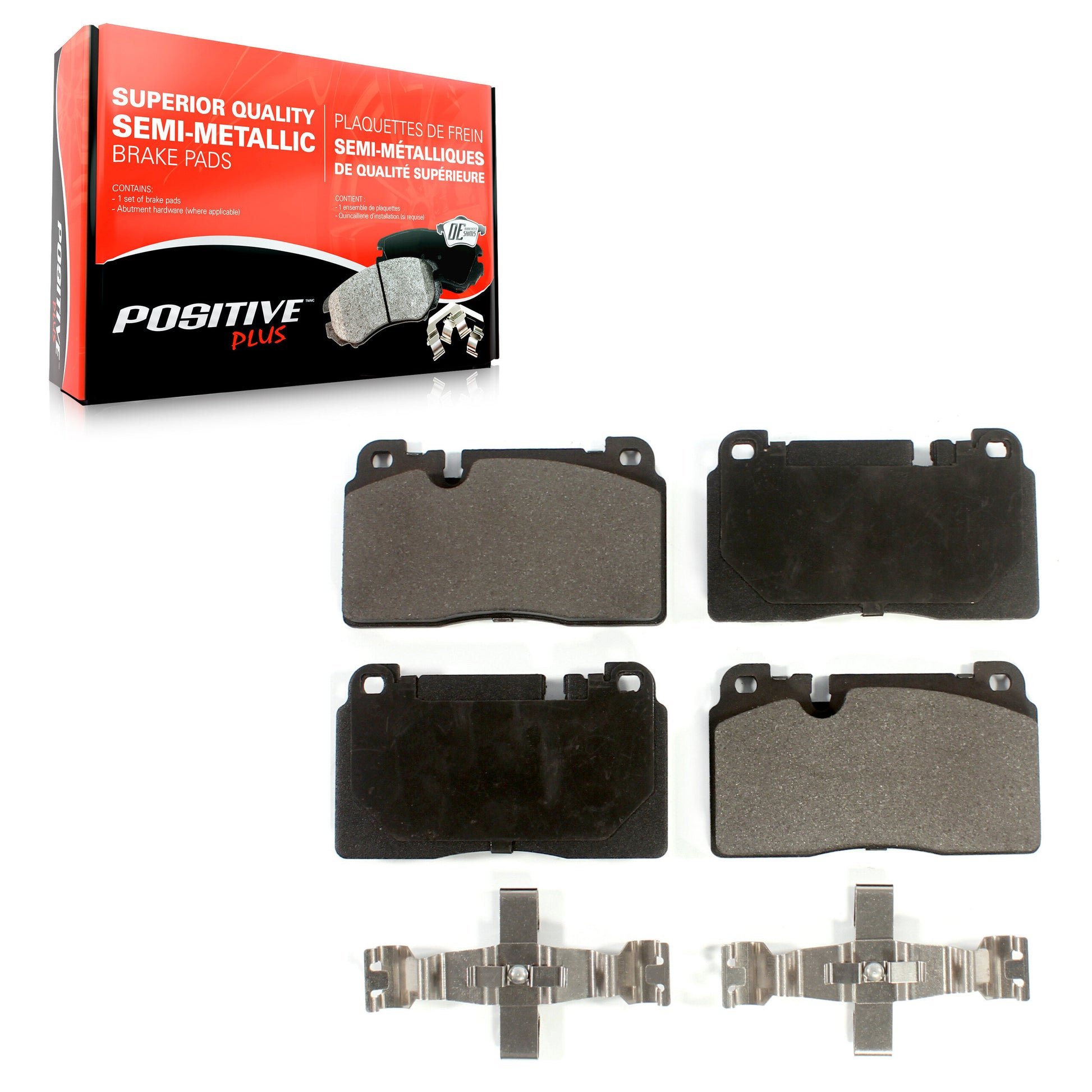 Positive Plus PPF-D1663 Disc Brake Pad for 2013-2017 Audi Q5 - Front