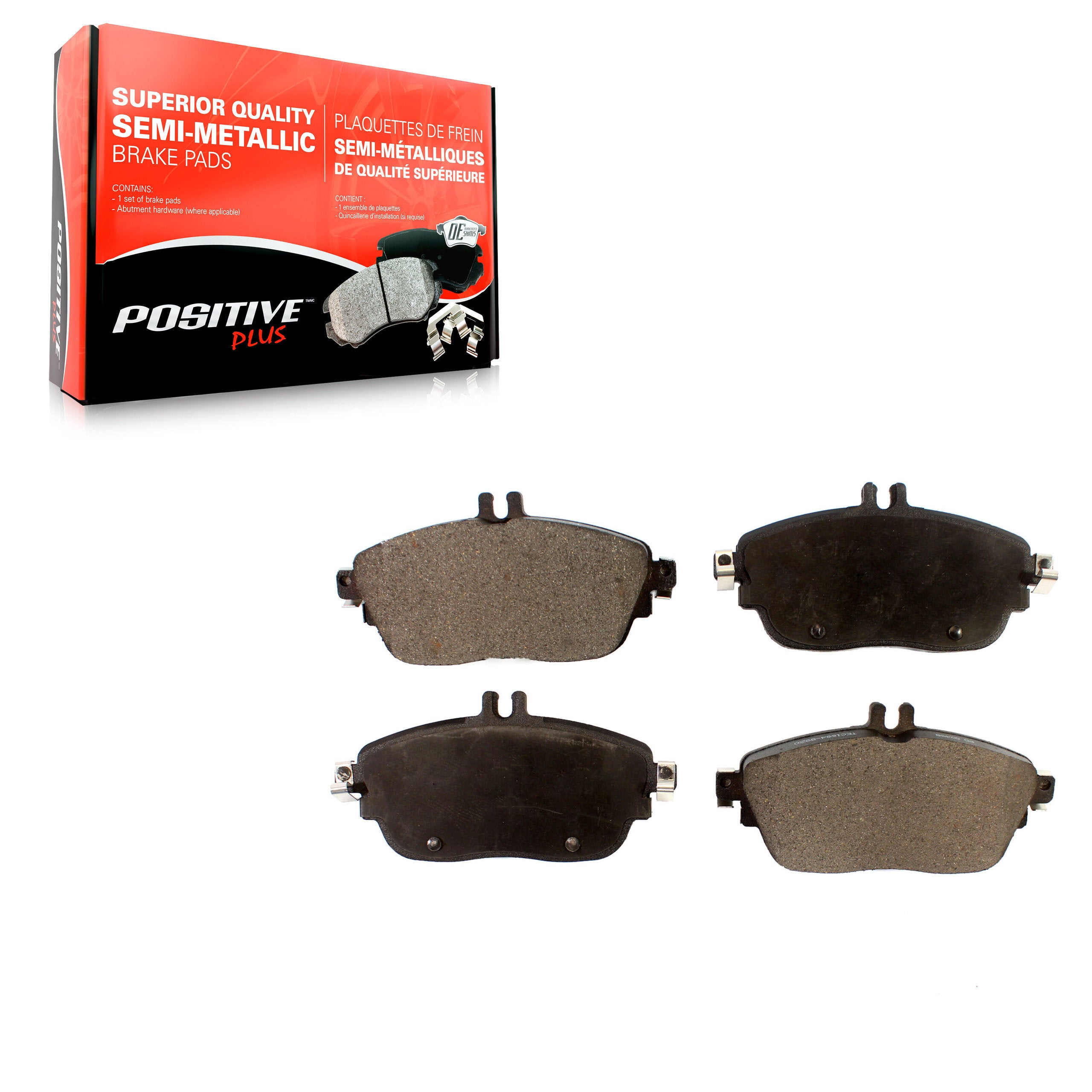 Positive Plus PPF-D1694 Disc Brake Pad for 2013-2020 INFINITI QX30, Mercedes-Benz B250e, Mercedes-Benz GLA250 - Front