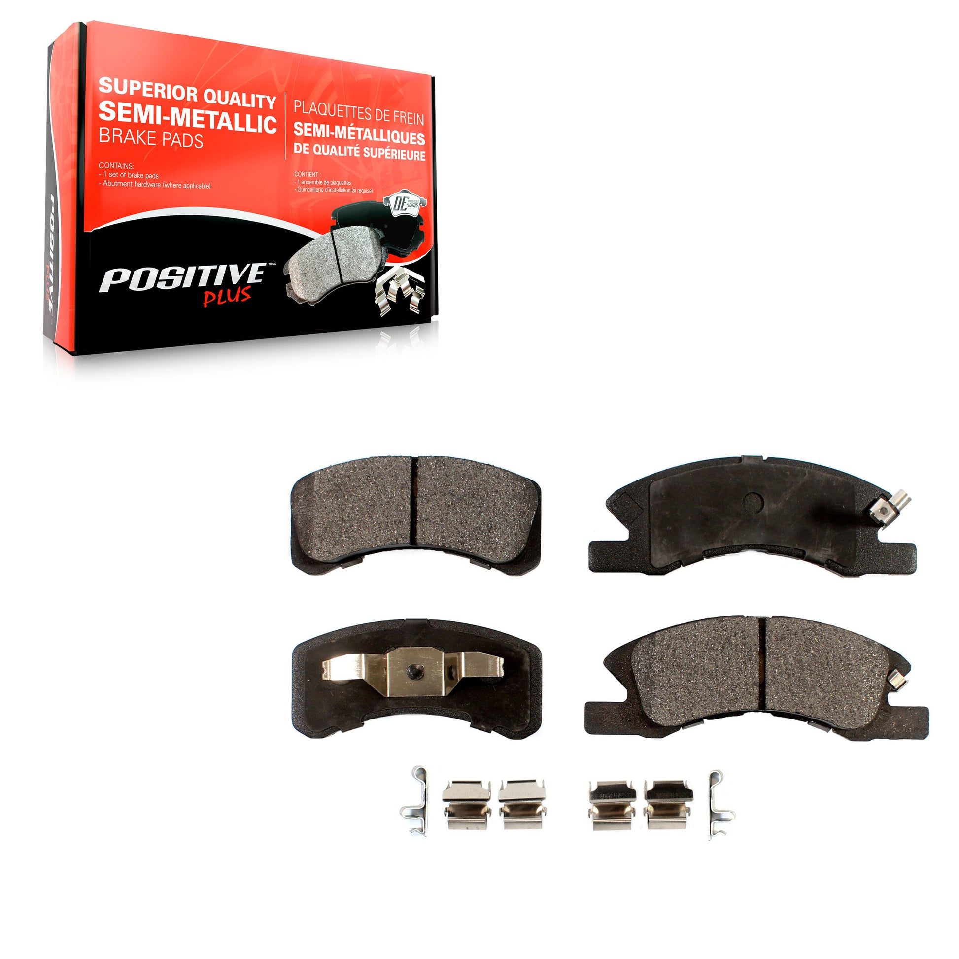Positive Plus PPF-D1731 Disc Brake Pad for 2014-2024 Mitsubishi Mirage, Mitsubishi Mirage G4 - Front