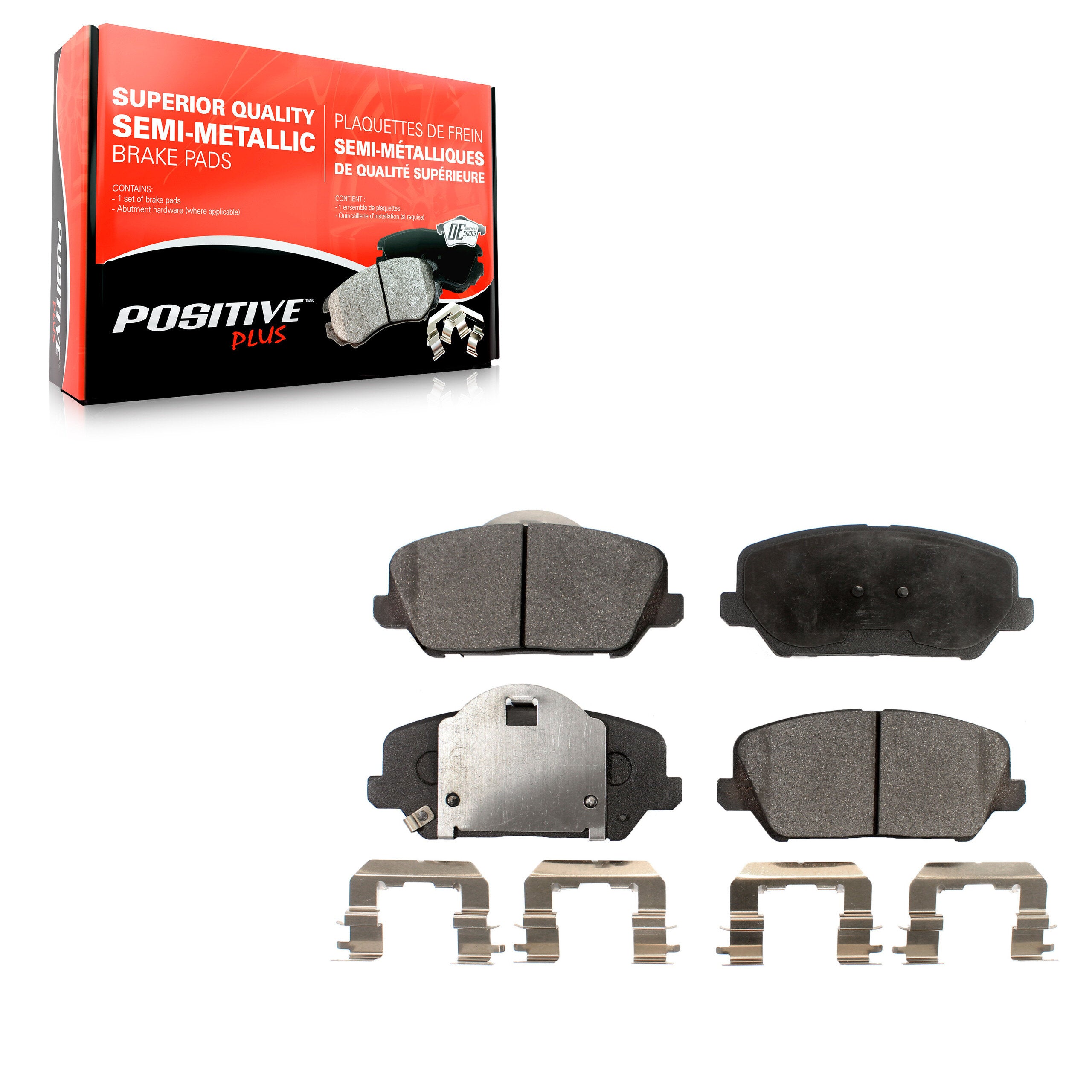 Positive Plus PPF-D1735 Disc Brake Pad for 2014-2016 Kia Forte, Kia Forte Koup, Kia Forte5 - Front