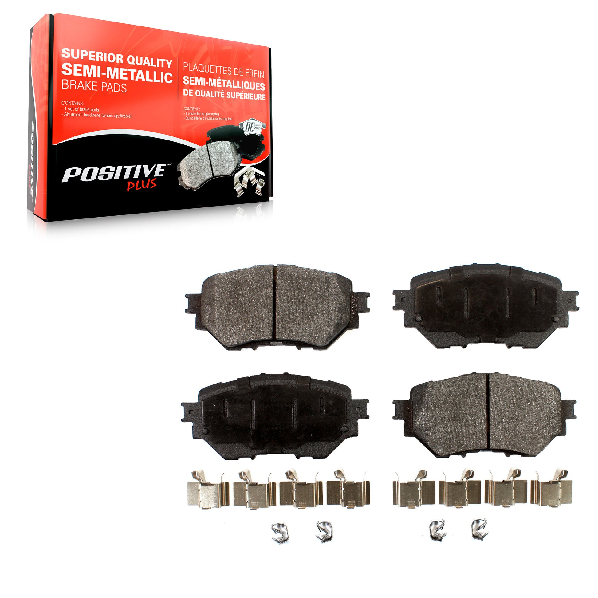 Positive Plus PPF-D1759 Disc Brake Pad for 2014-2018 Mazda 3, Mazda 3 Sport - Front