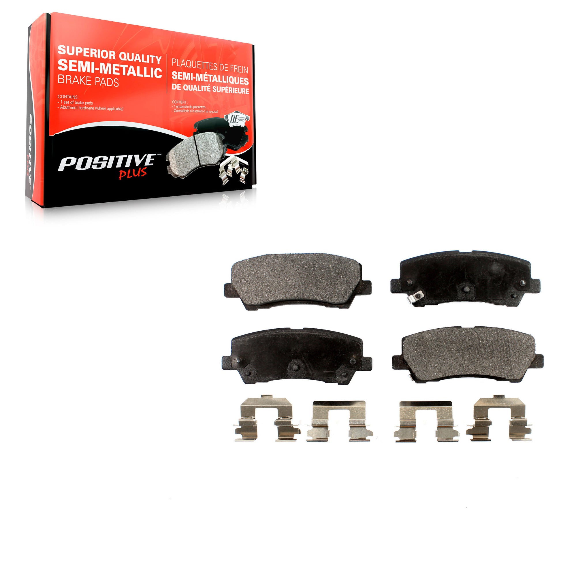 Positive Plus PPF-D1793 Disc Brake Pad for 2015-2023 Ford Mustang - Rear