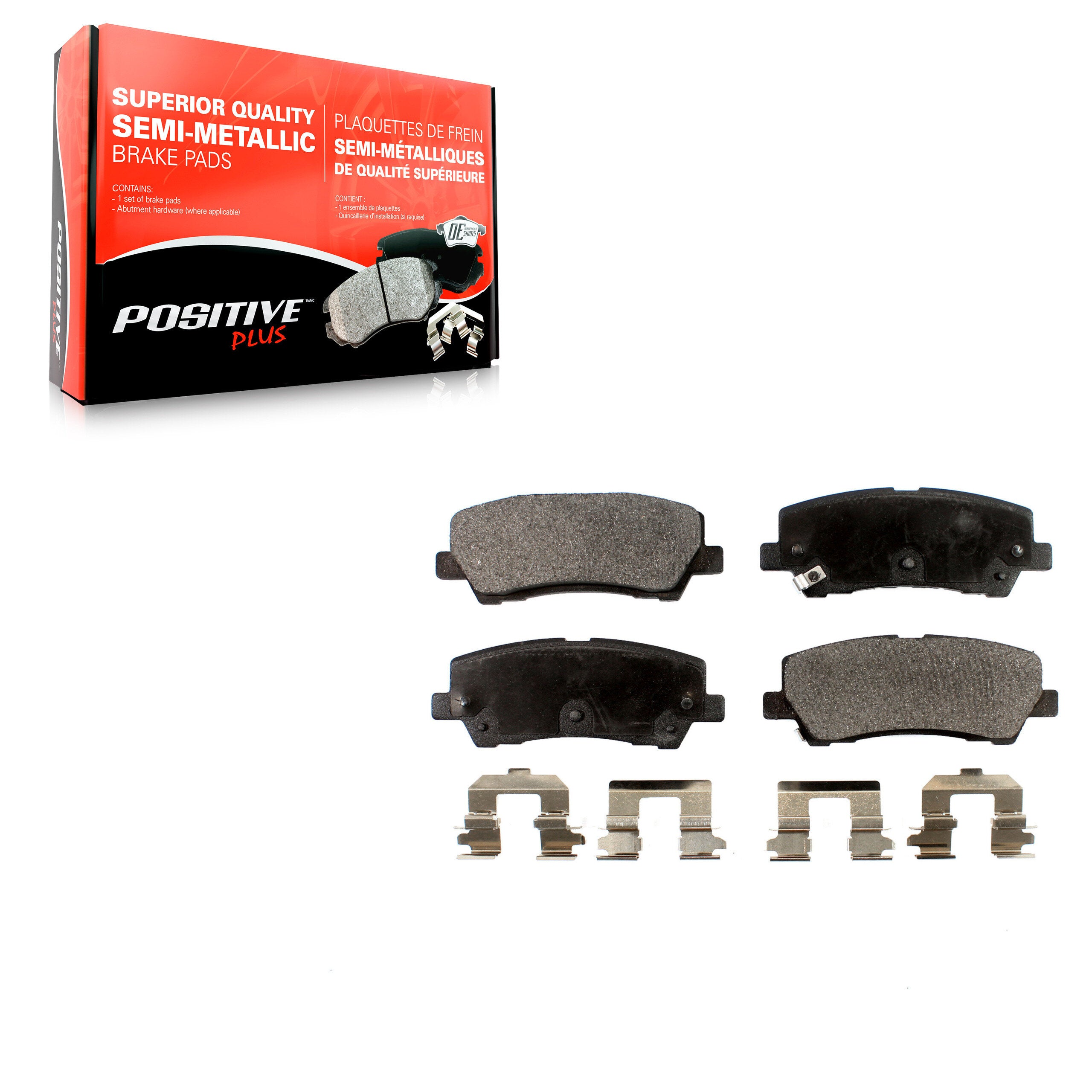 Positive Plus PPF-D1793 Disc Brake Pad for 2015-2023 Ford Mustang - Rear