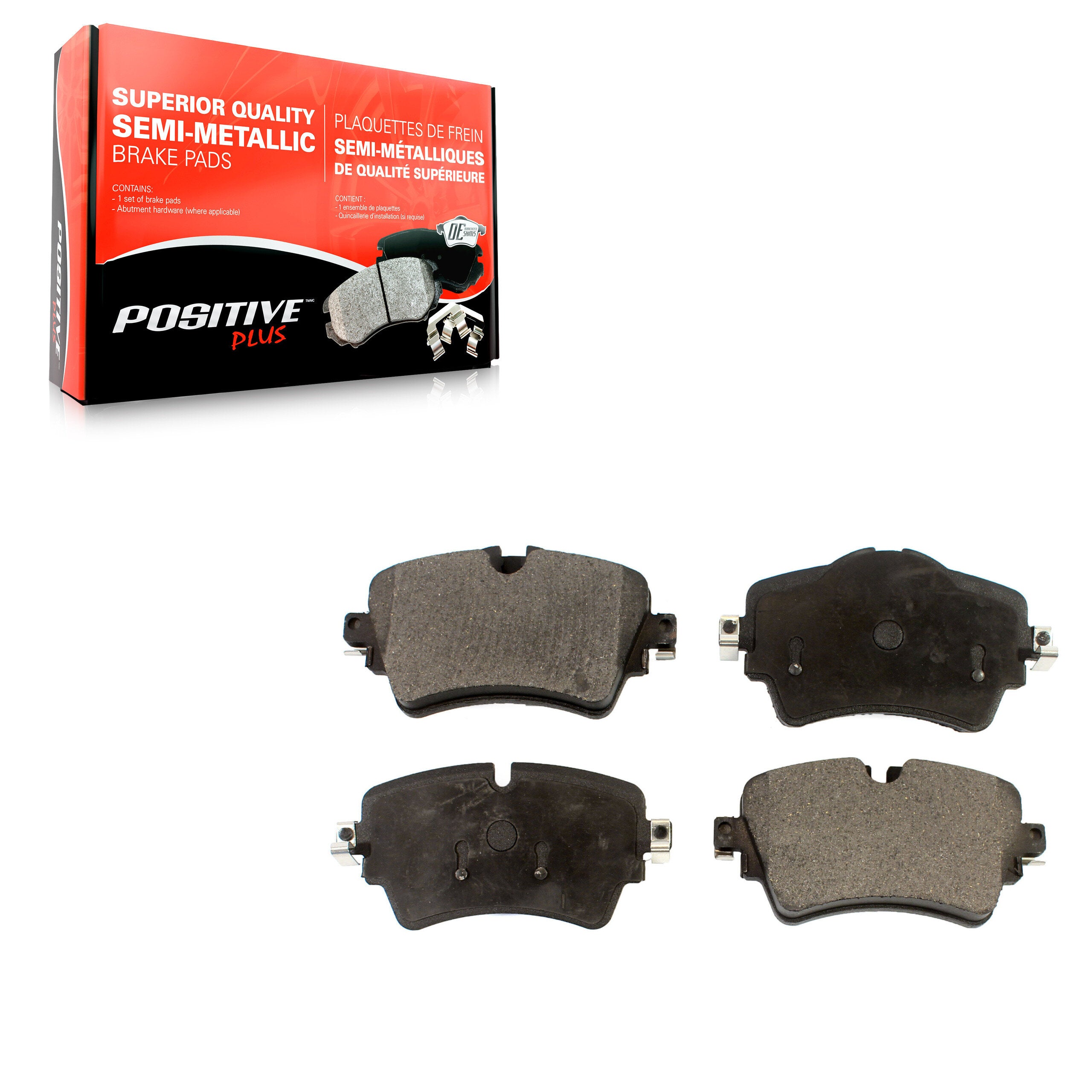 Positive Plus PPF-D1801 Disc Brake Pad for 2015-2022 Mini Cooper, Mini Cooper Clubman - Front