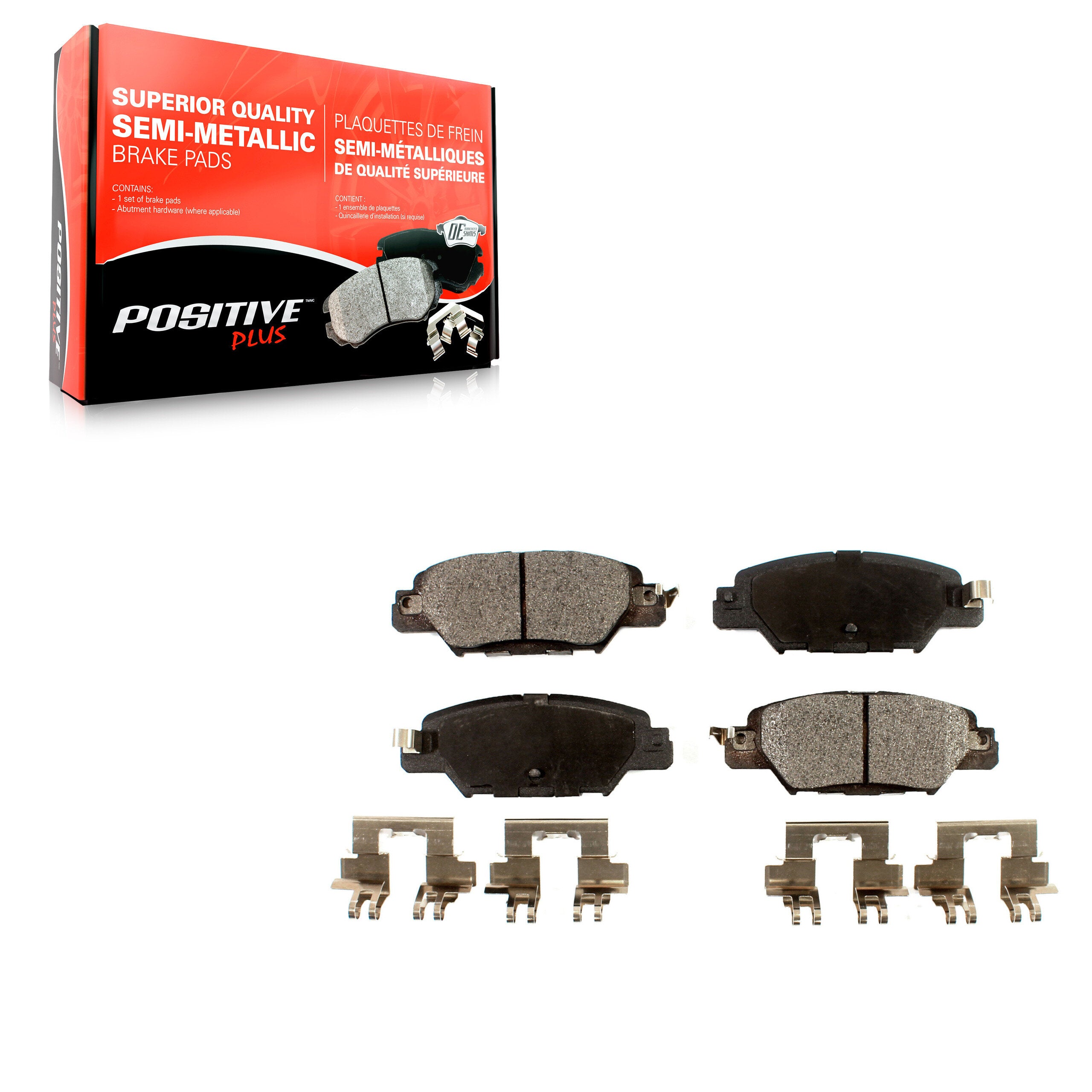 Positive Plus PPF-D1846 Disc Brake Pad for 2016-2024 Mazda CX-5 - Rear