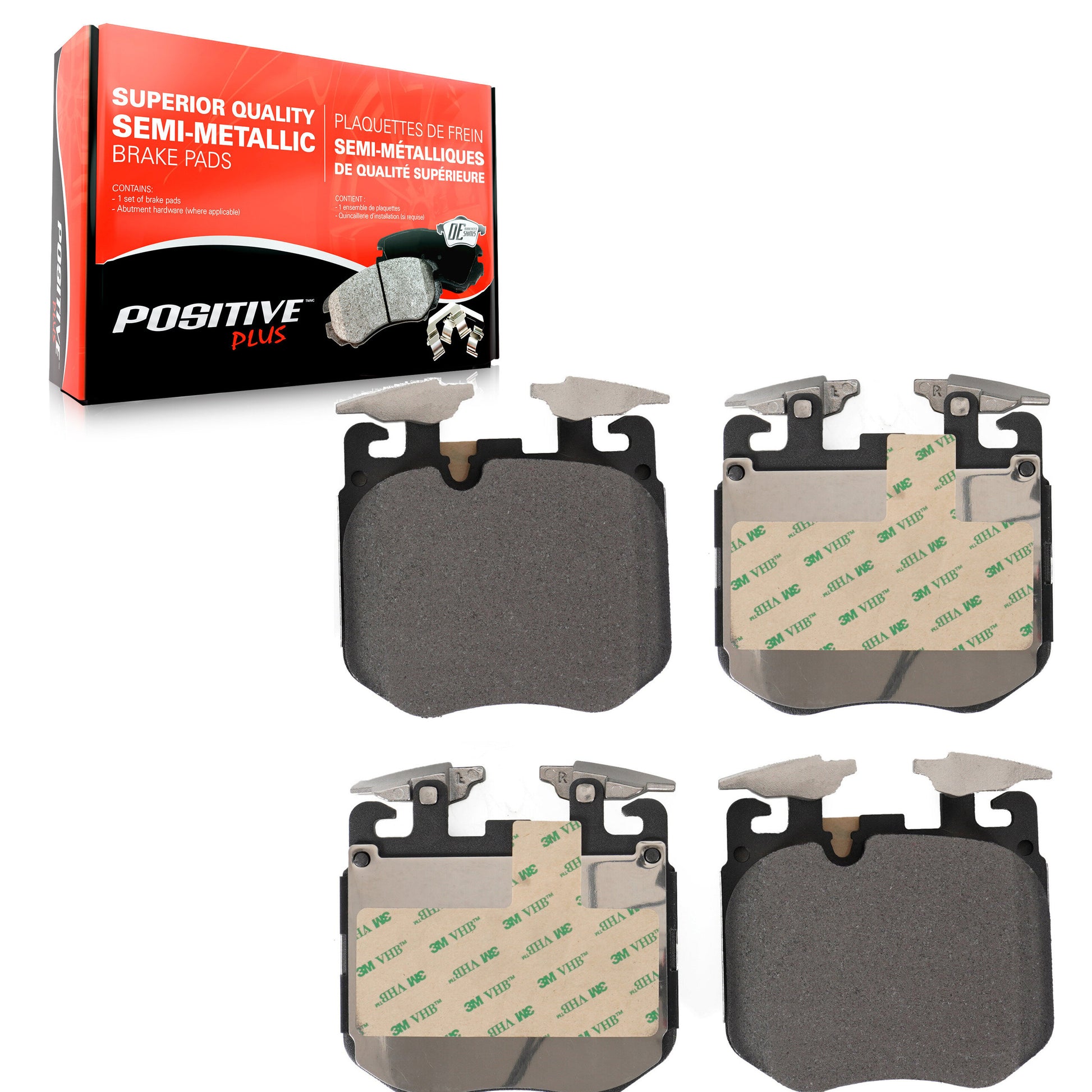 Positive Plus PPF-D1868 Disc Brake Pad for 2016-2023 BMW M240i xDrive, BMW M440i, BMW M440i xDrive - Front