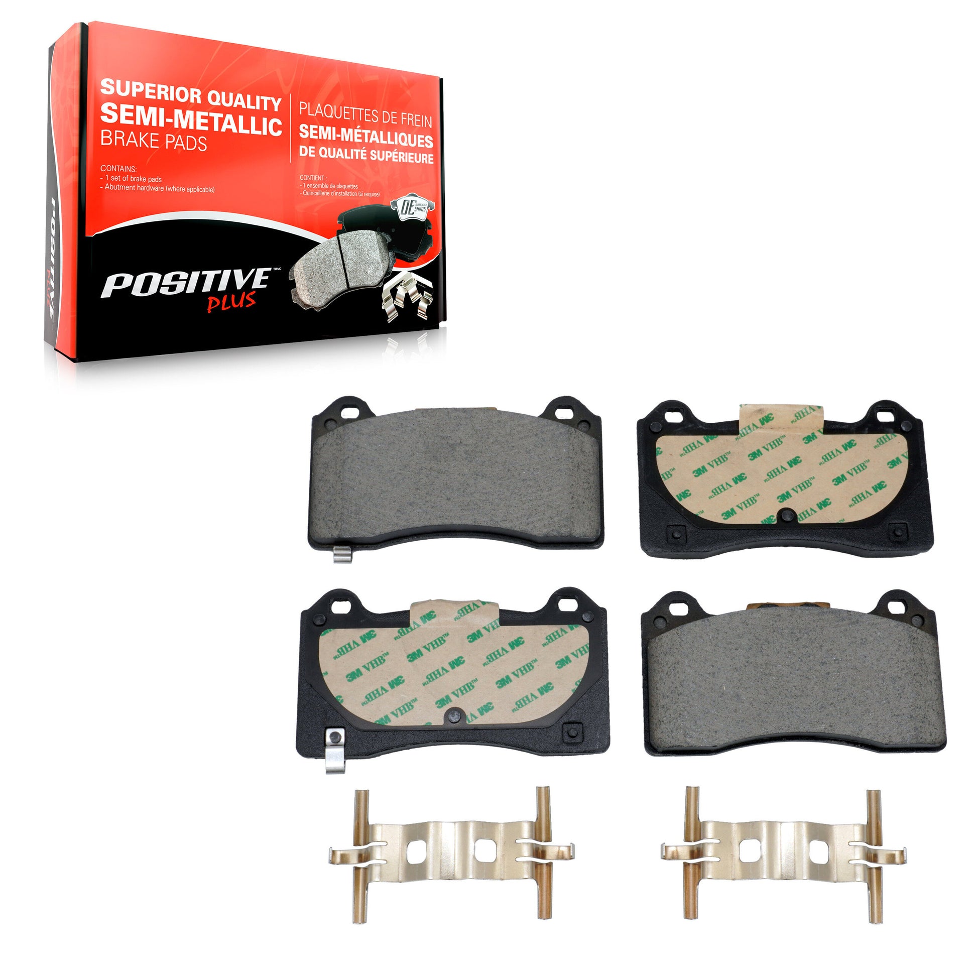 Positive Plus PPF-D1977 Disc Brake Pad for 2016-2018 Ford Focus - Front