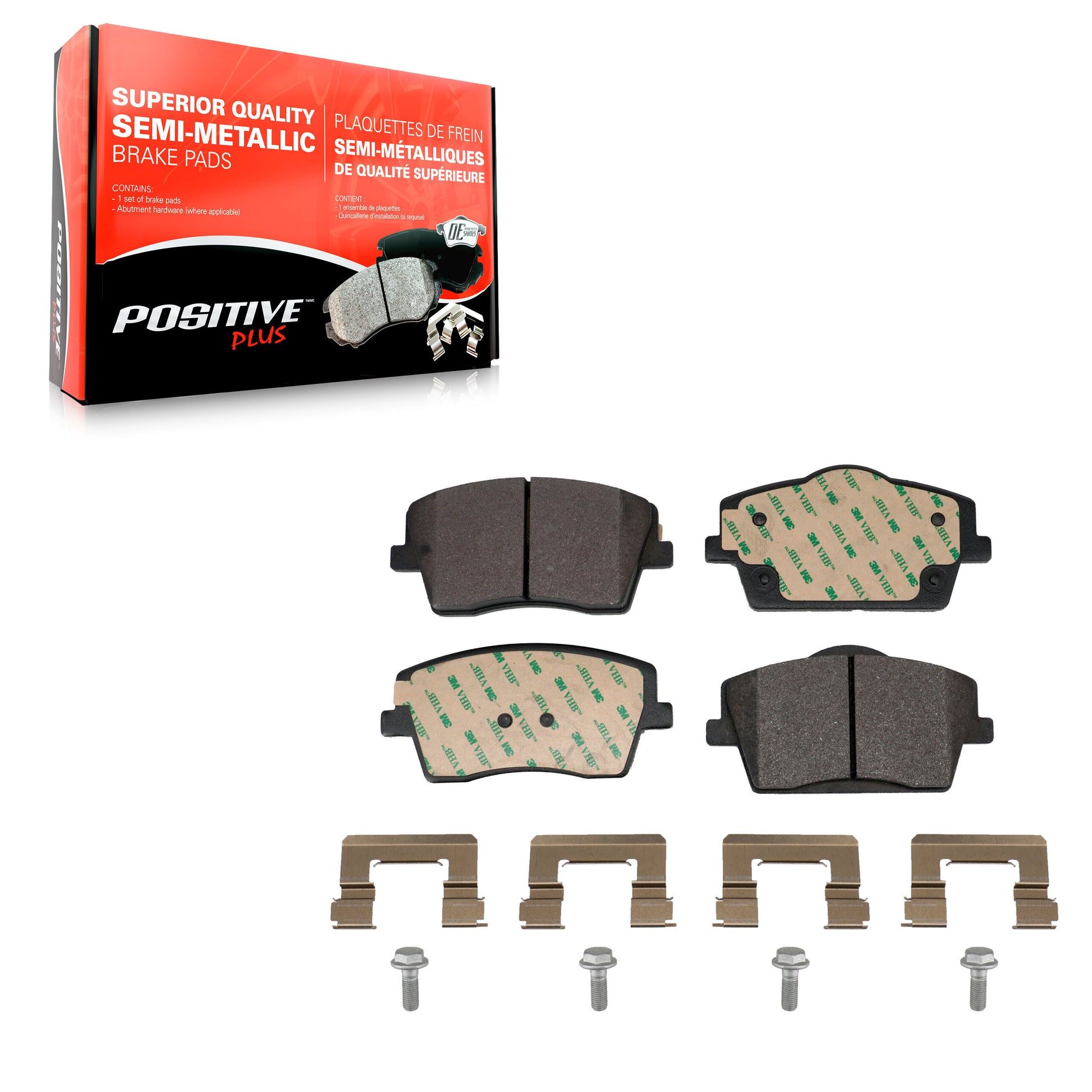 Positive Plus PPF-D2137 Disc Brake Pad for 2019-2023 Volvo XC40 - Front