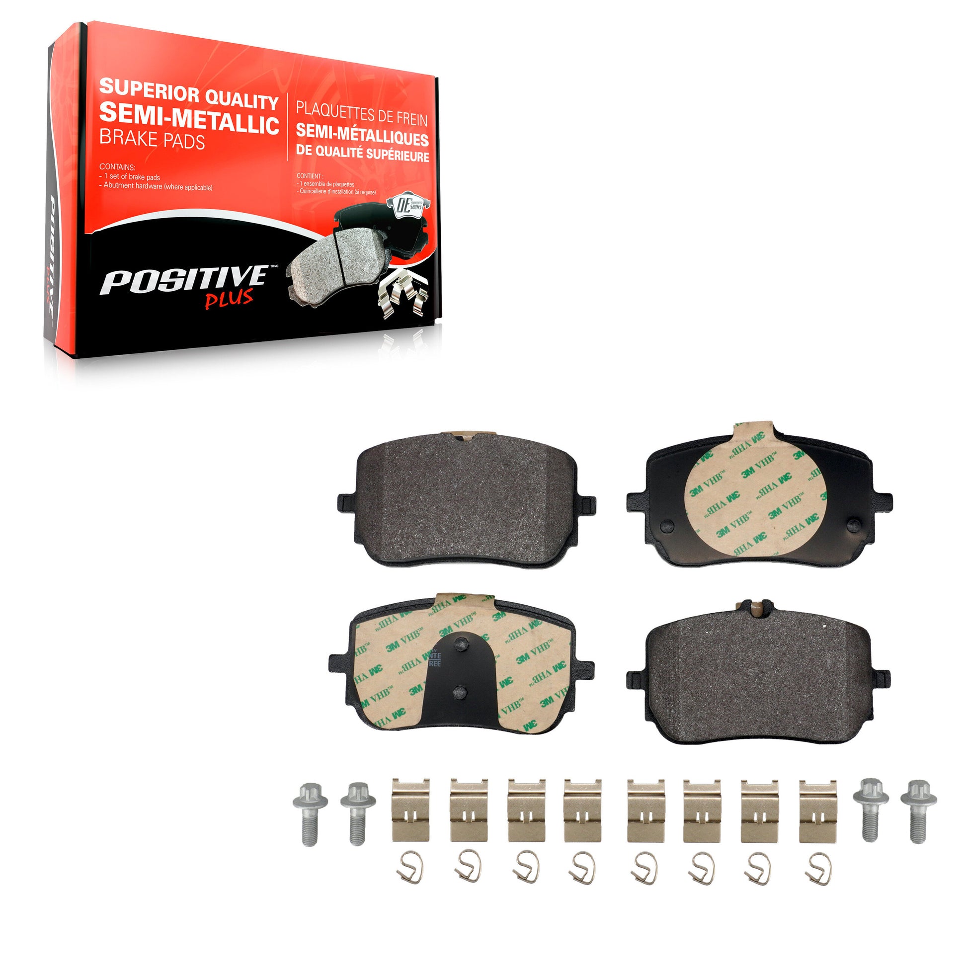 Positive Plus PPF-D2206 Disc Brake Pad for 2019-2023 Mercedes-Benz CLA250, Mercedes-Benz A220 - Front