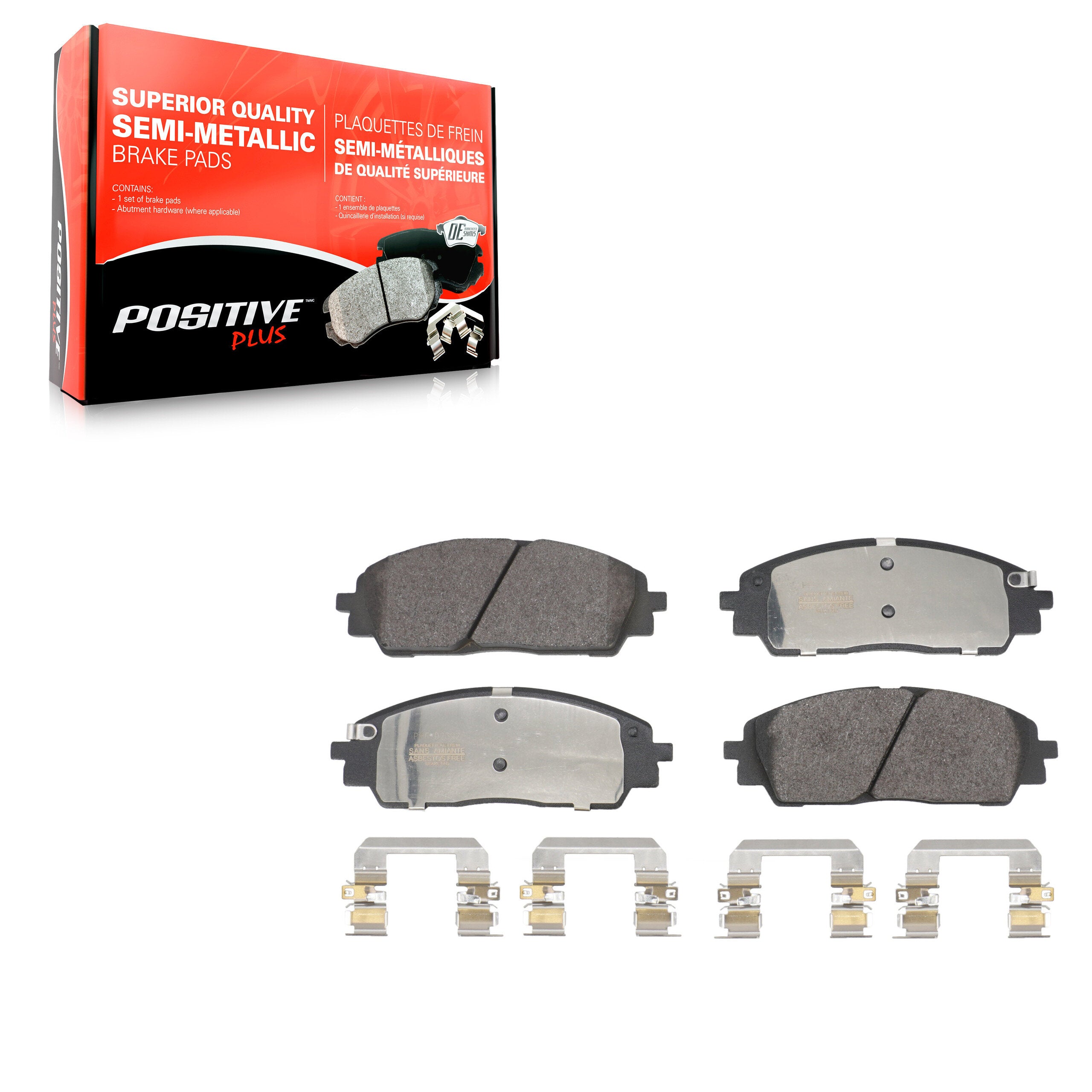 Positive Plus PPF-D2392 Disc Brake Pad for 2022-2024 Kia Carnival - Front
