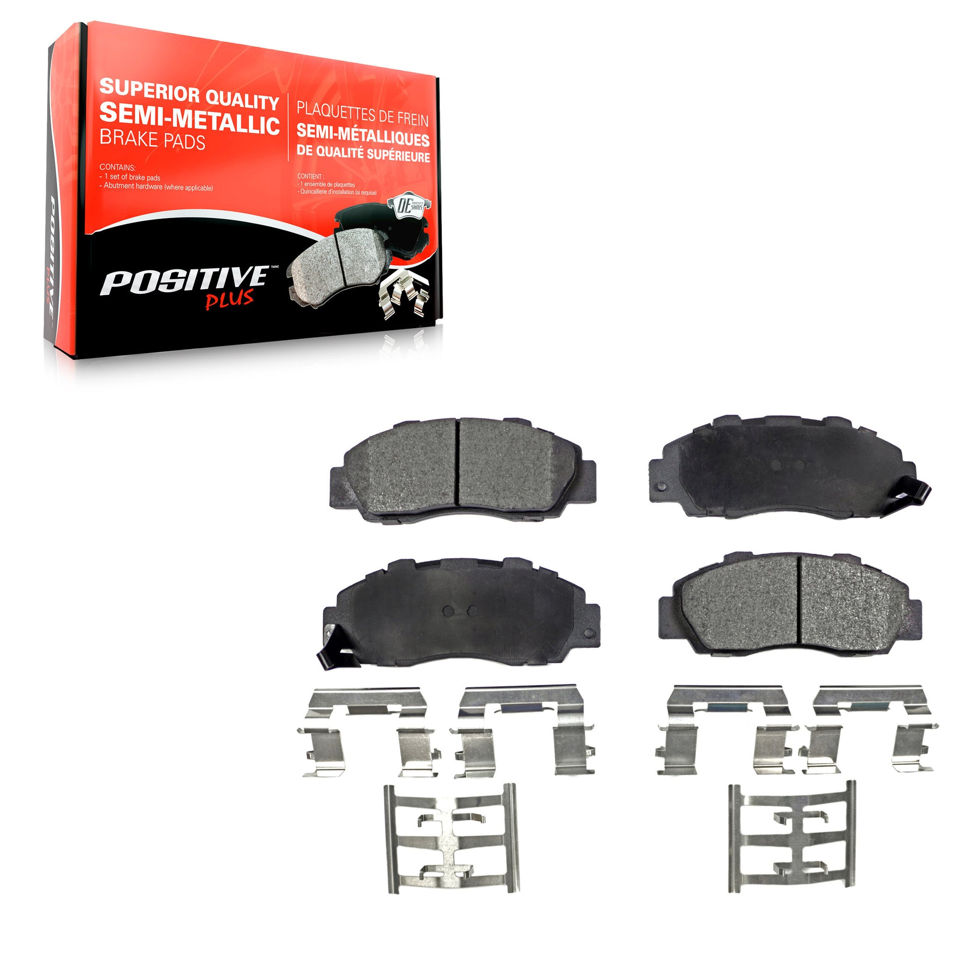Positive Plus PPF-D503 Disc Brake Pad for 1991-2005 Honda Accord, Acura CL, Acura Integra - Front